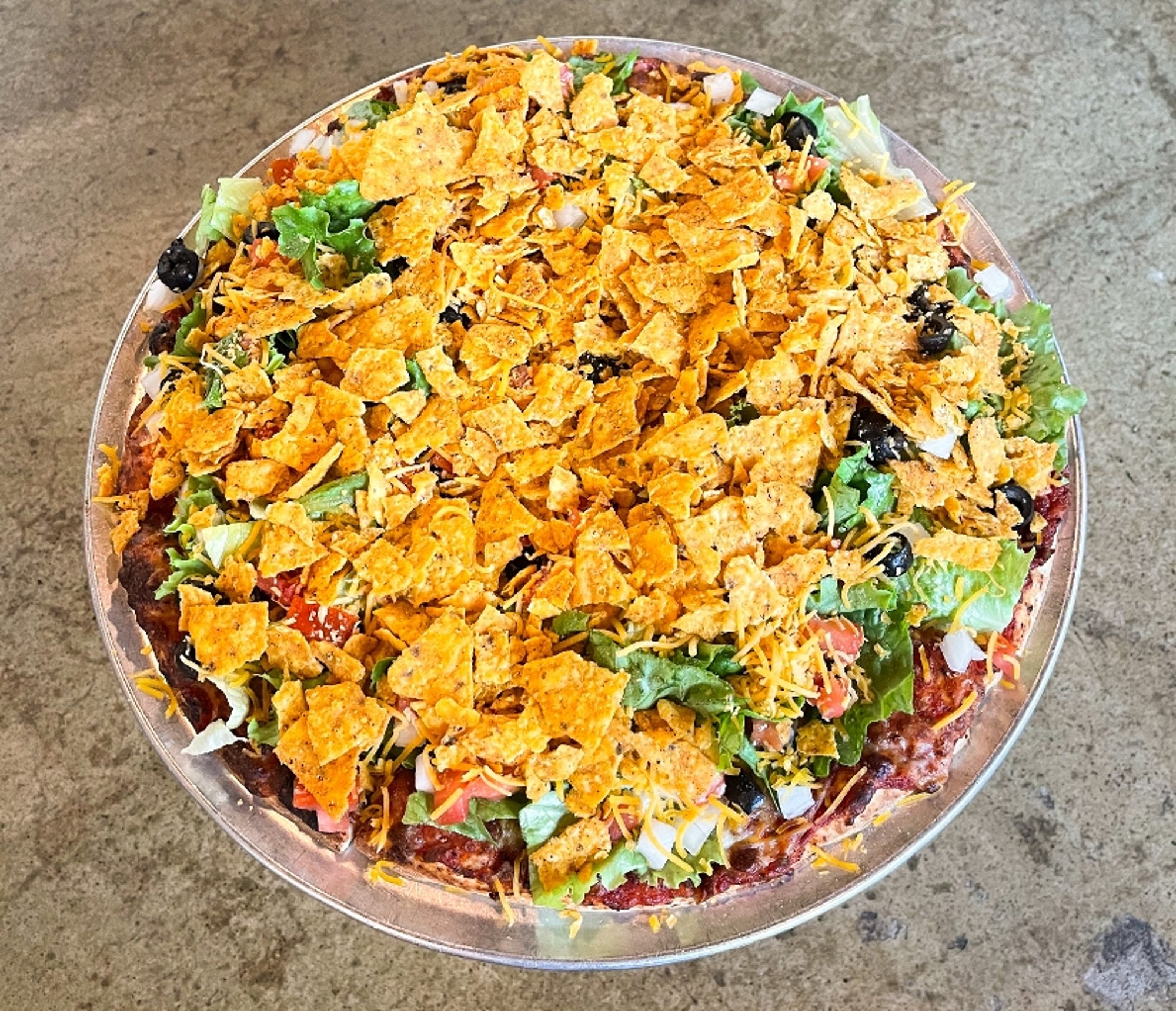 X-Large Taco Pizza