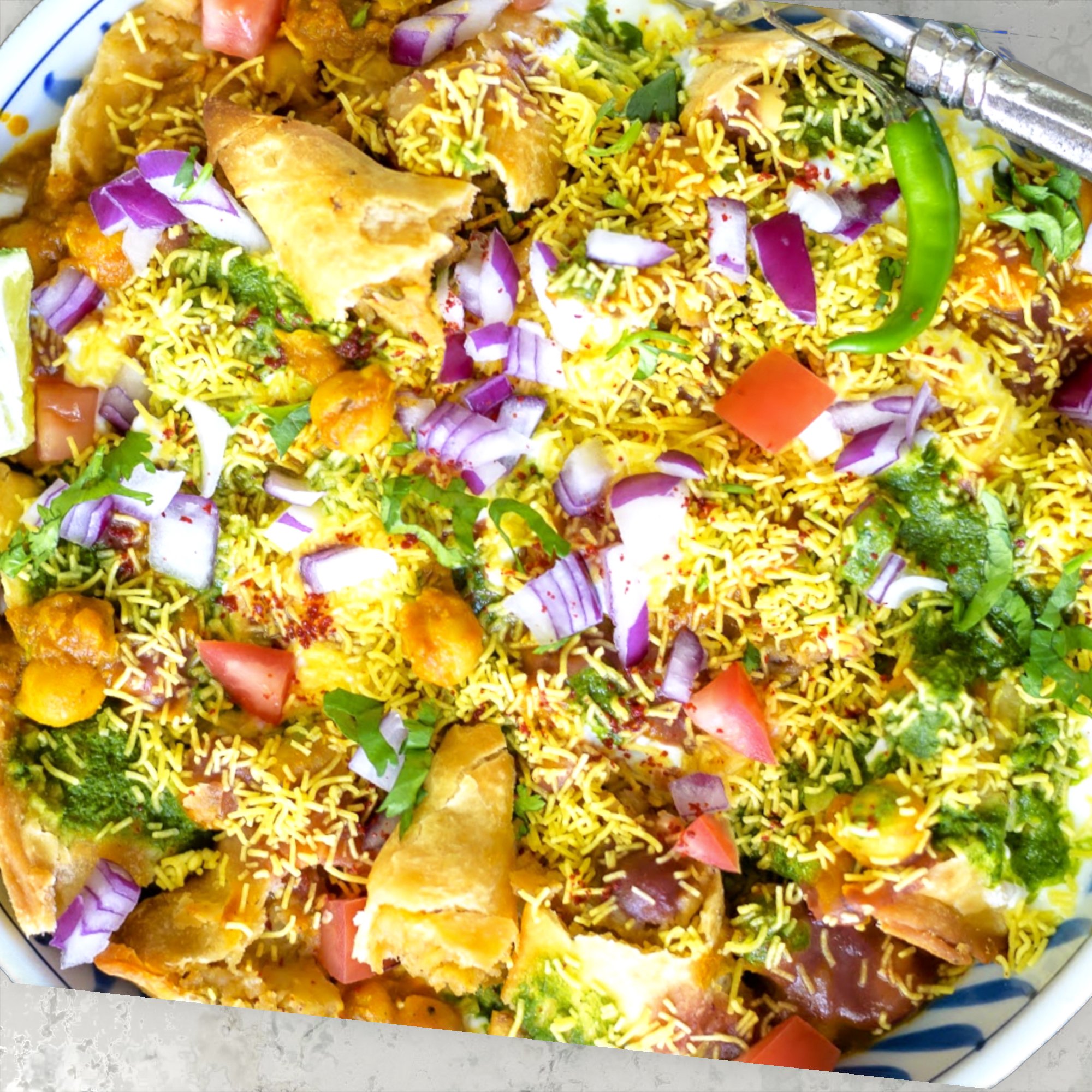 Samosa Chaat
