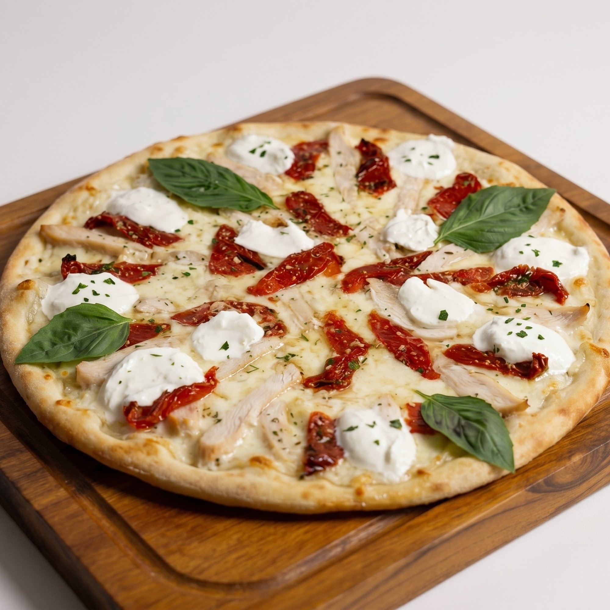Chicken & Roasted Peppers Pizza