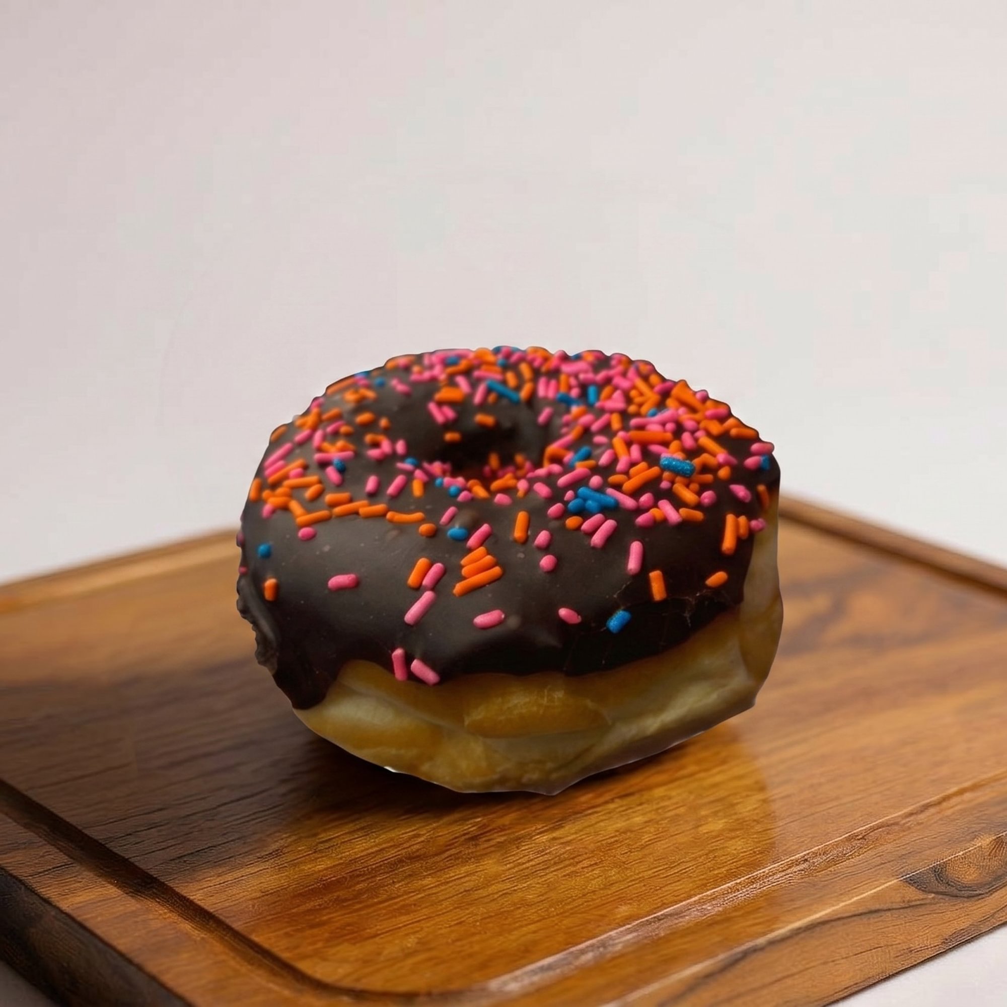 Chocolate Iced W/ Sprinkles
