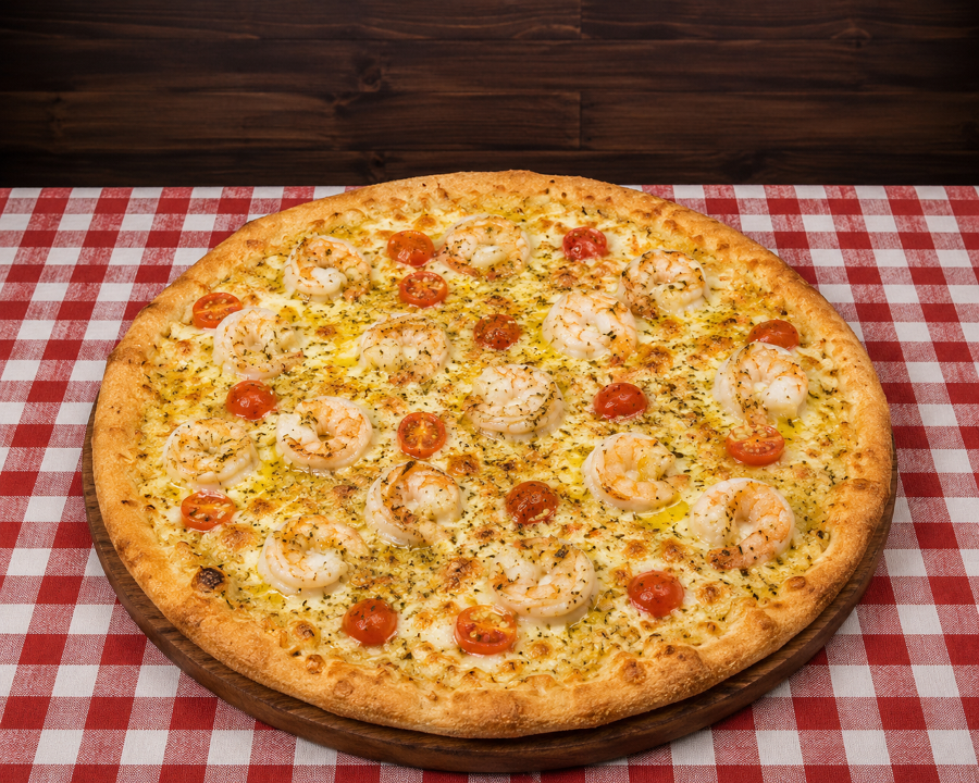 Large Shrimp Scampi Pizza 14 (Greek Style)