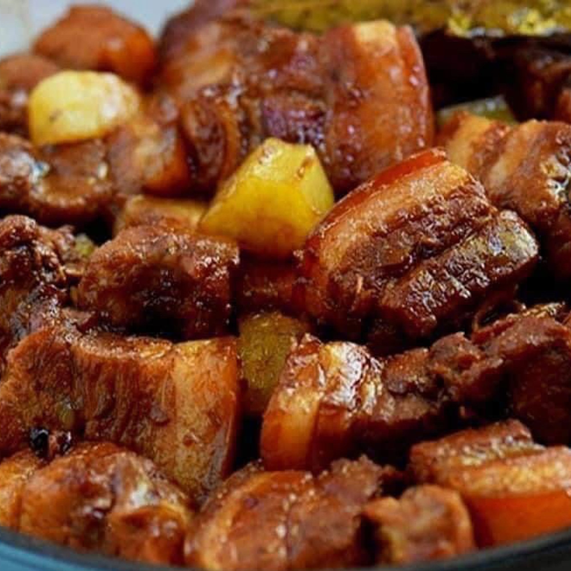 Small Tray Pork Adobo