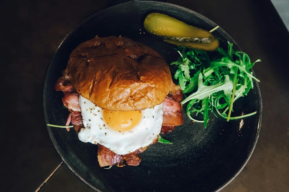 Addiction Fried Egg Burger