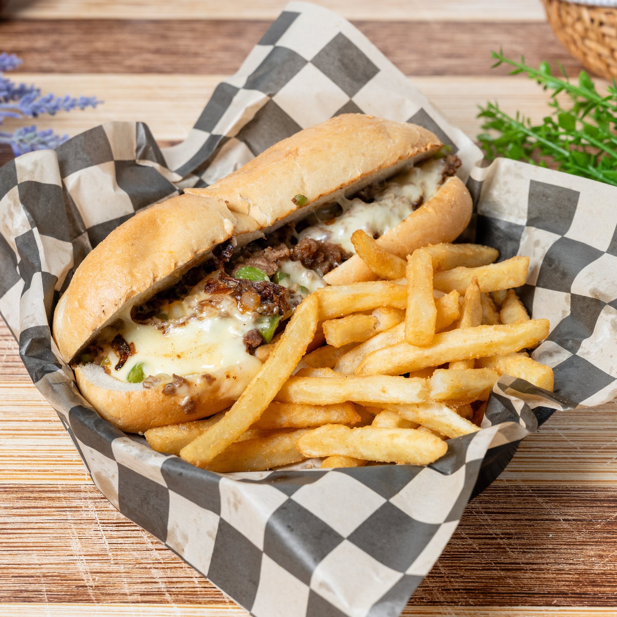 Bacon Philly Cheesesteak