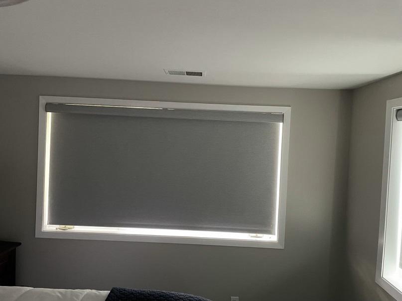 Say goodbye to sleepless nights and hello to sweet dreams with these blackout Roller Shades! Not only will they give you the light control you need, but they'll also add some flair to your home.