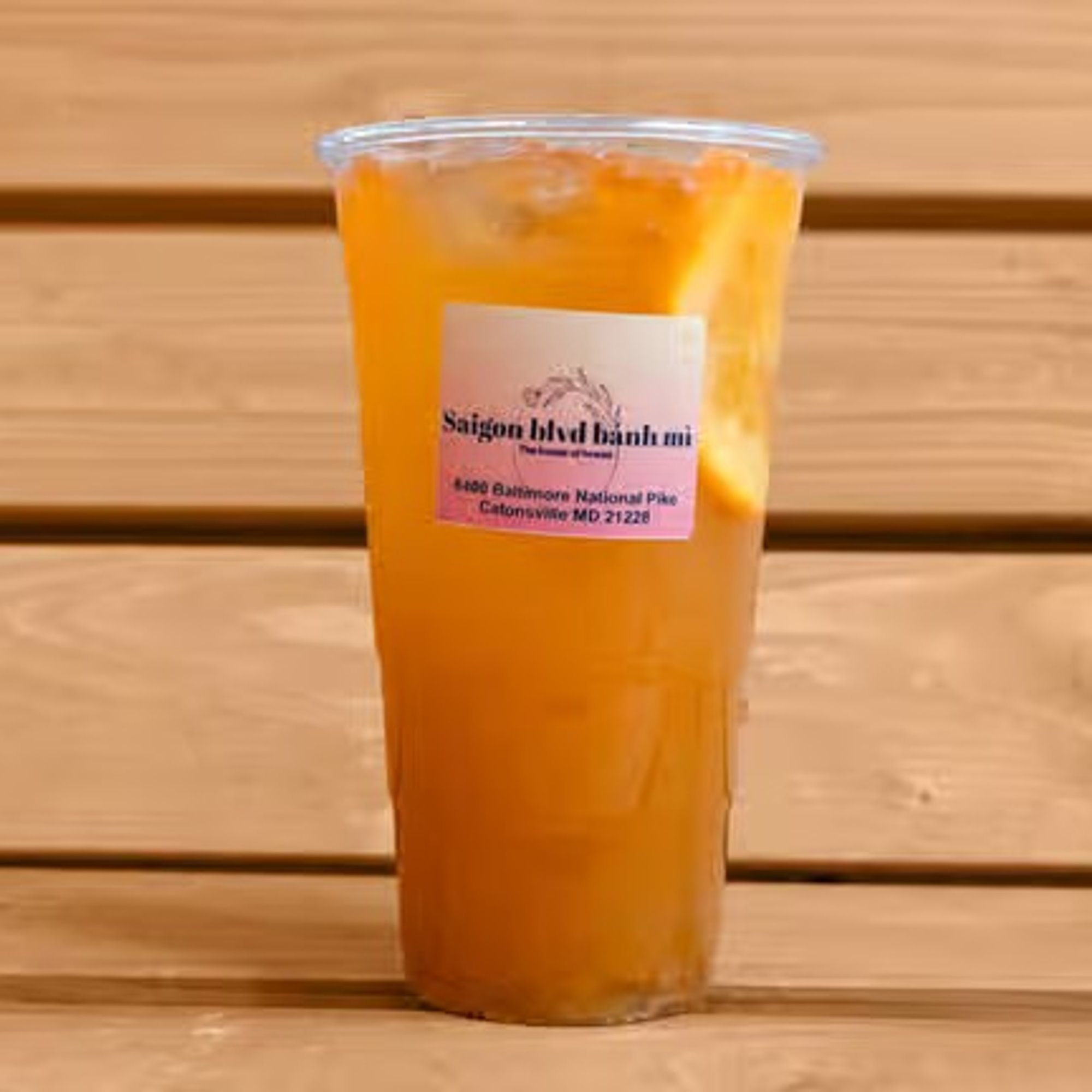 Tropical Peach Tea with Salted Dried Plum (Tra Dao Cam Xi Mui)