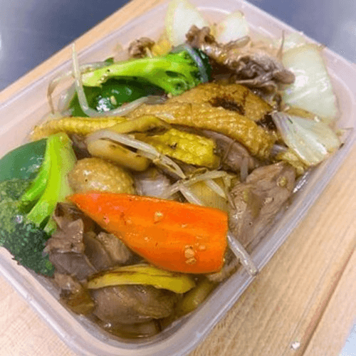 Braised Duck with Vegetables