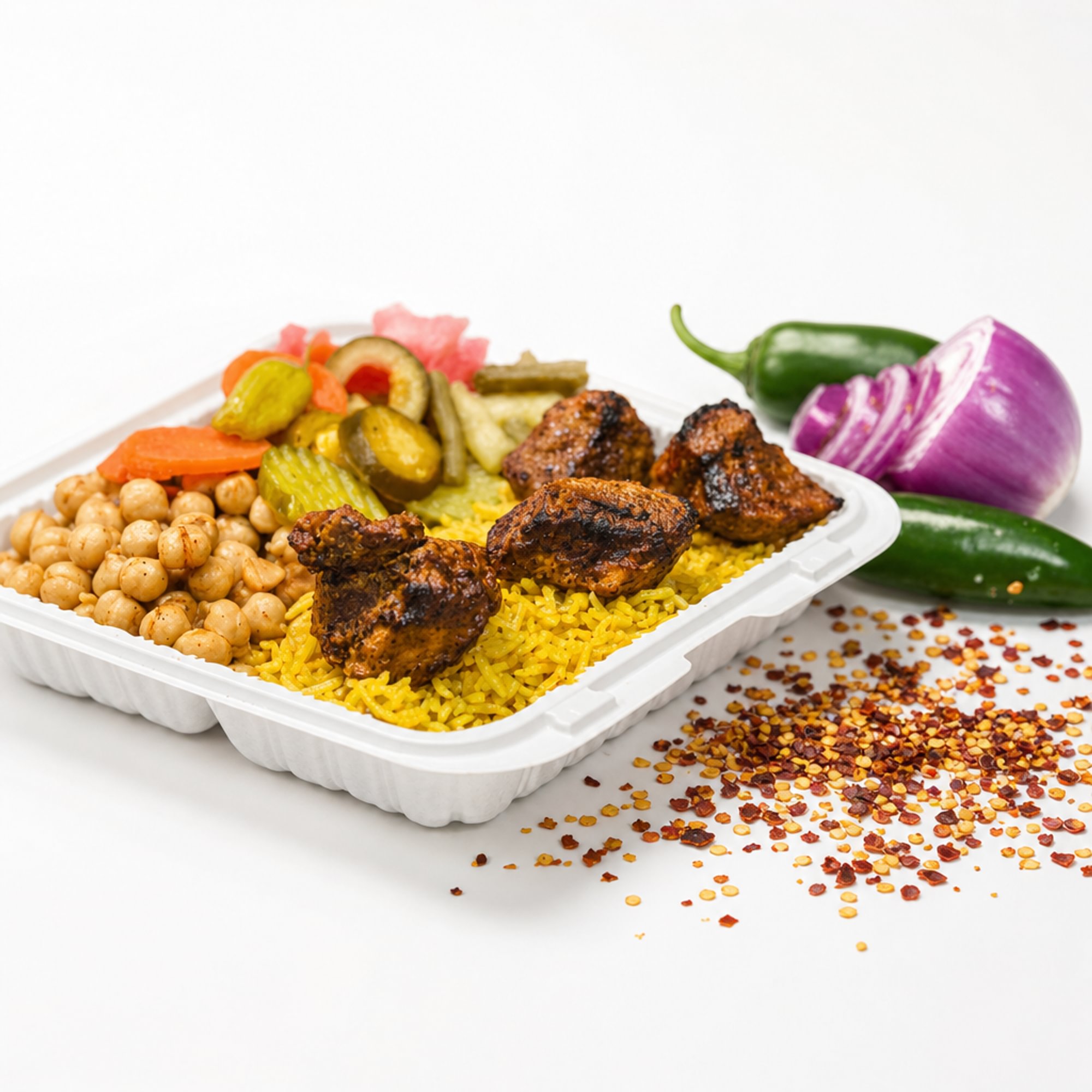 Lamb Tikka with Rice