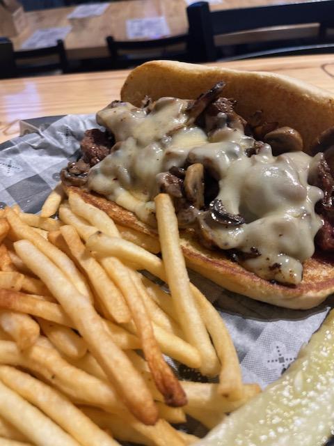 Mushroom Steak Sandwich