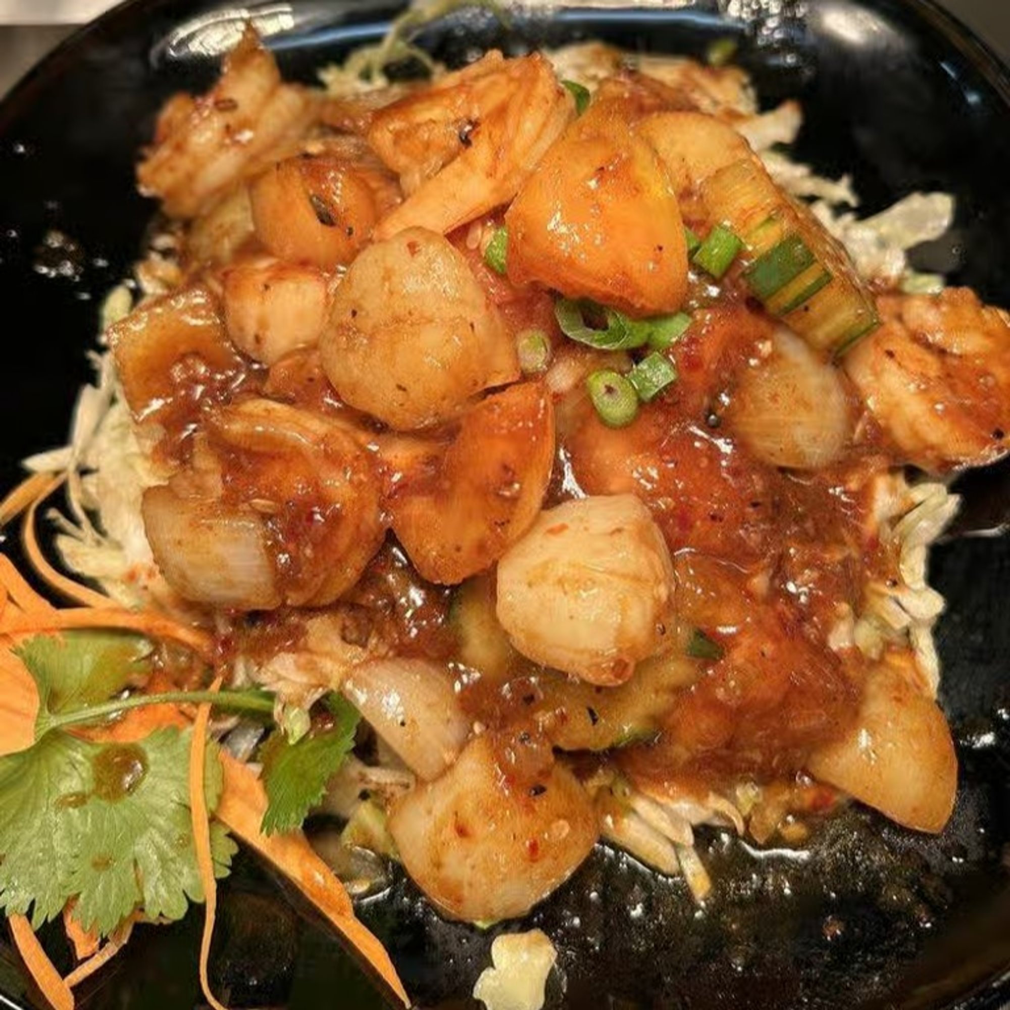 Shrimp & Scallop with Garlic Sauce