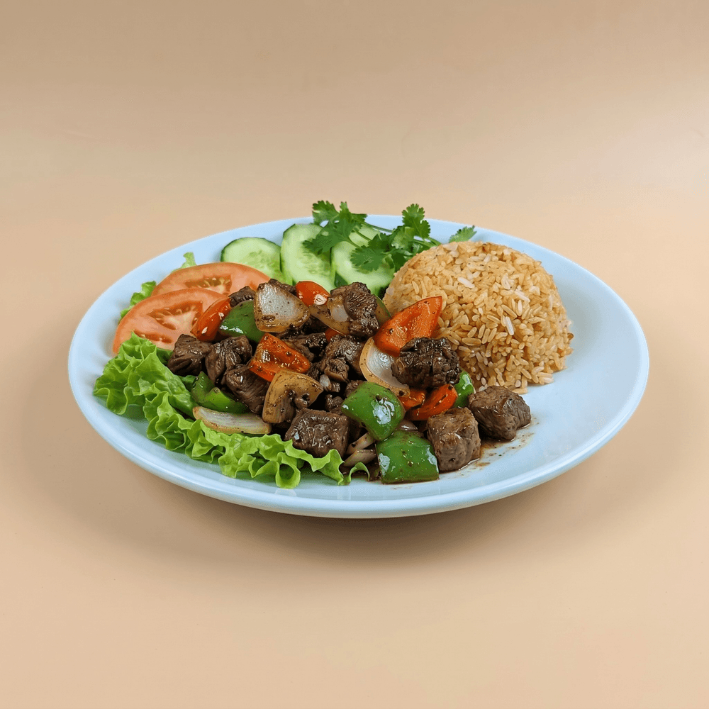 10. Com Bo Luc Lac Stir-Fried