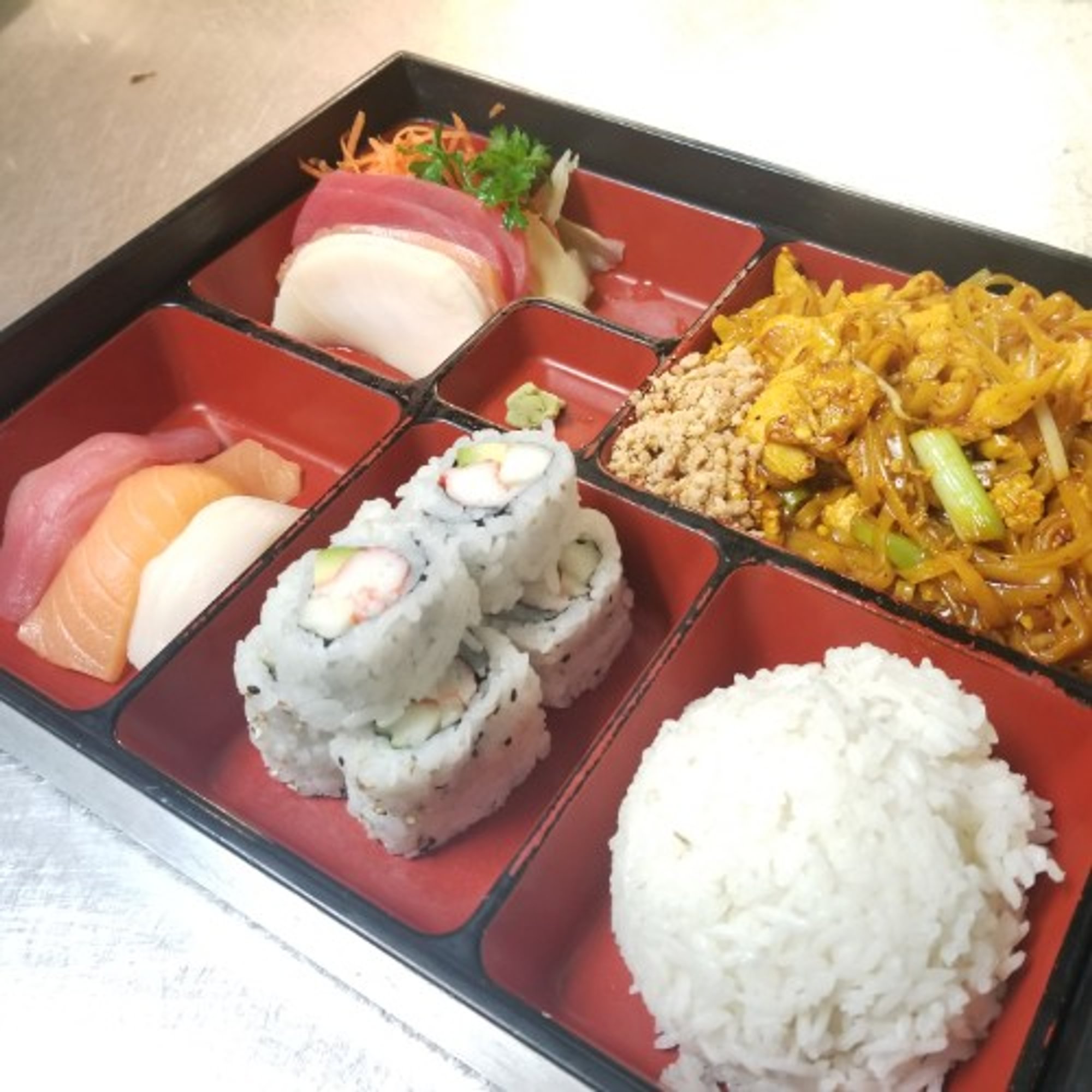 Sushi, Sashimi and Pad Thai