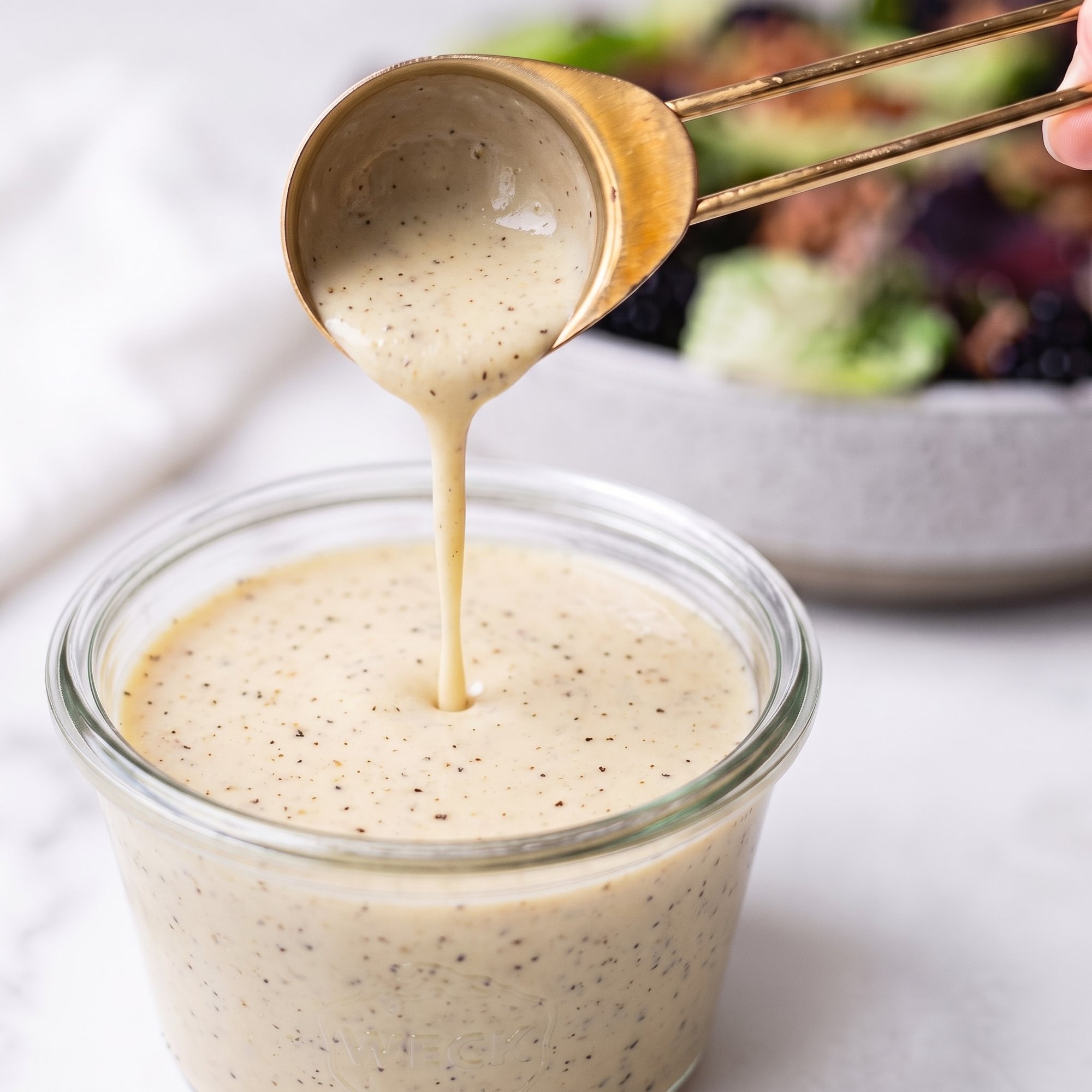 Cup of Caesar Dressing