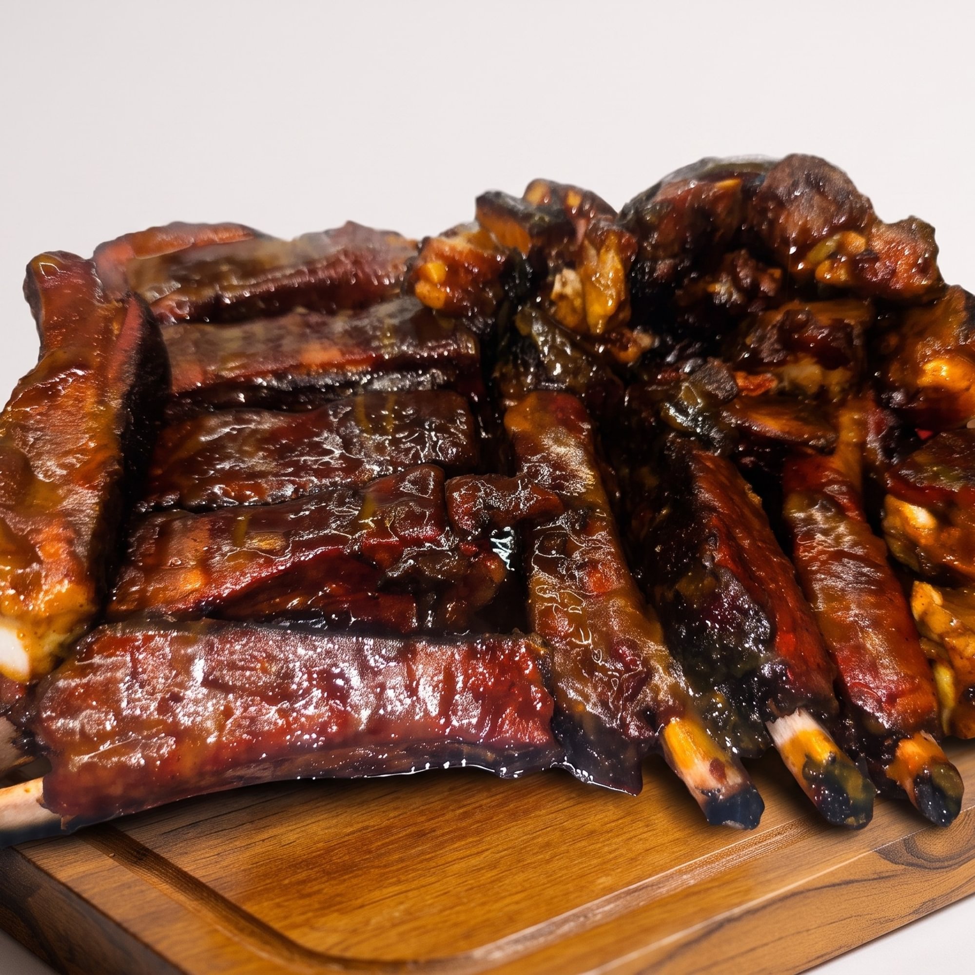 Smoked St. Louis Ribs + Tips