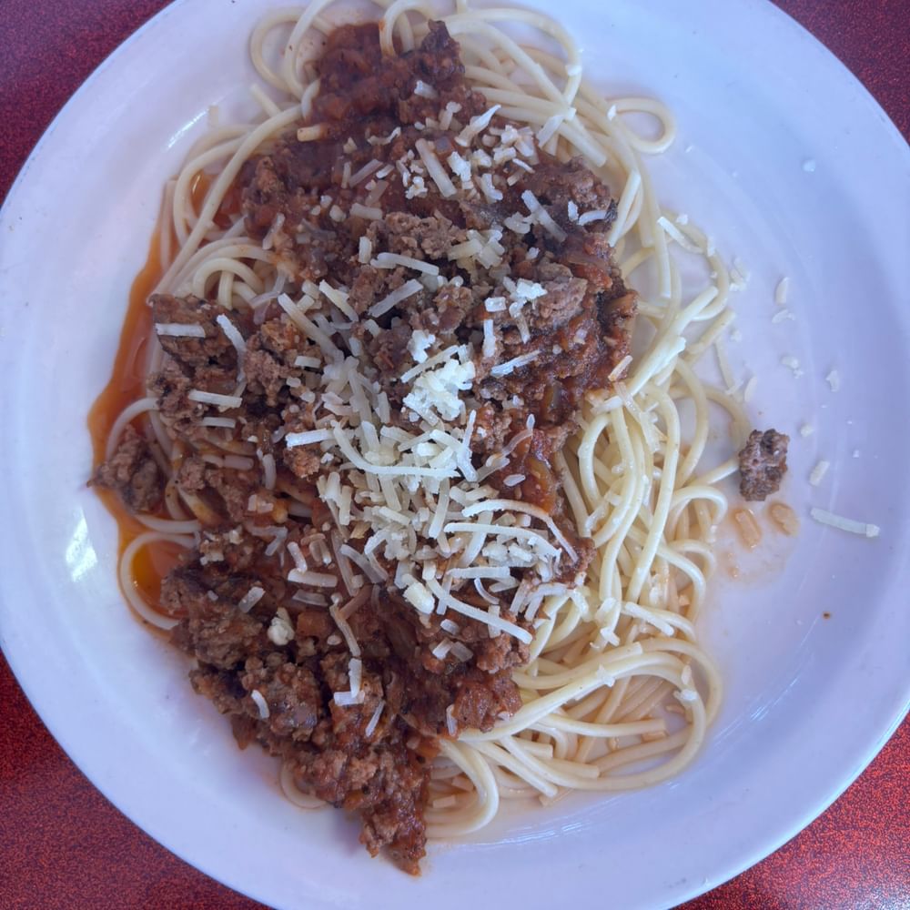 (K) Lunch Spaghetti with Meat Sauce or Meatballs