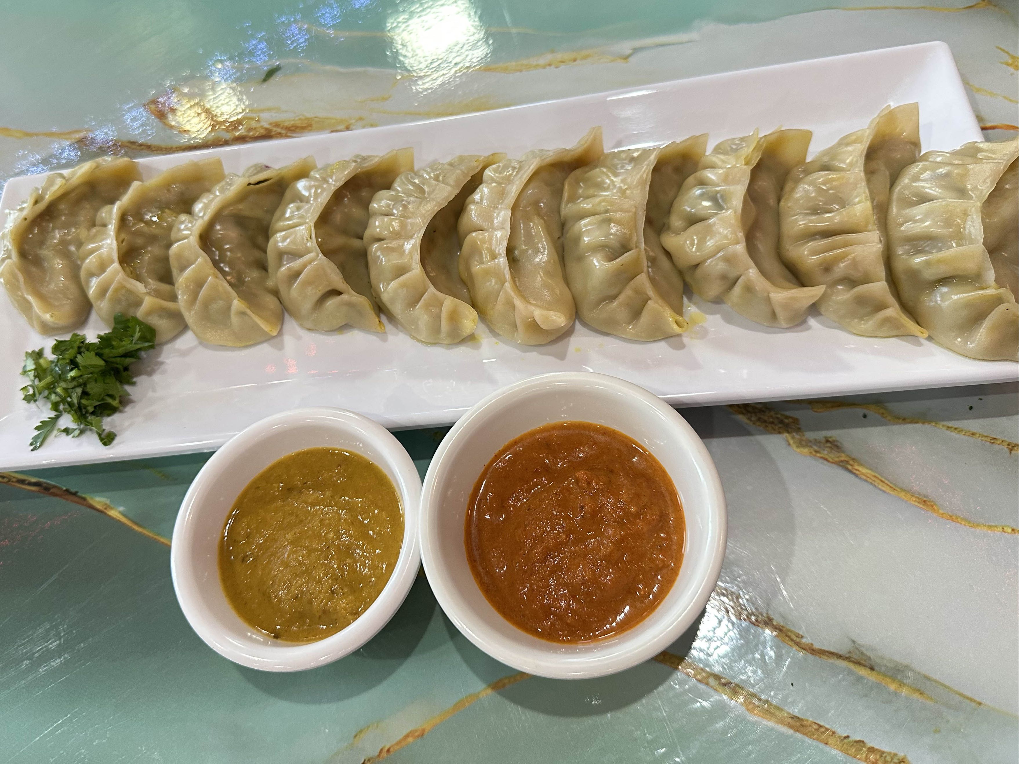 Kothe Chicken Momo (Pan Fried)