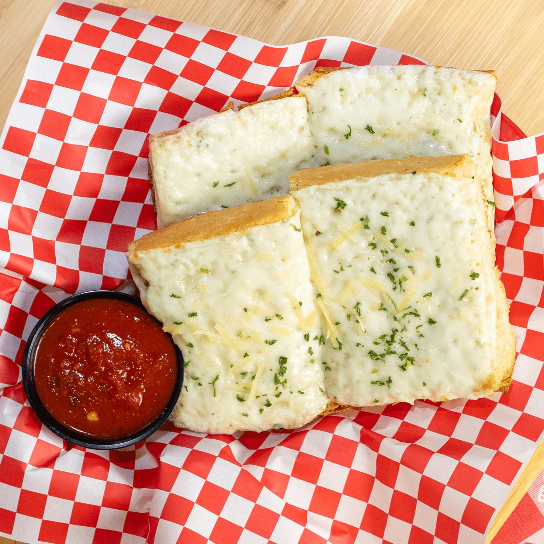 Baked Mozzarella Cheese Bread