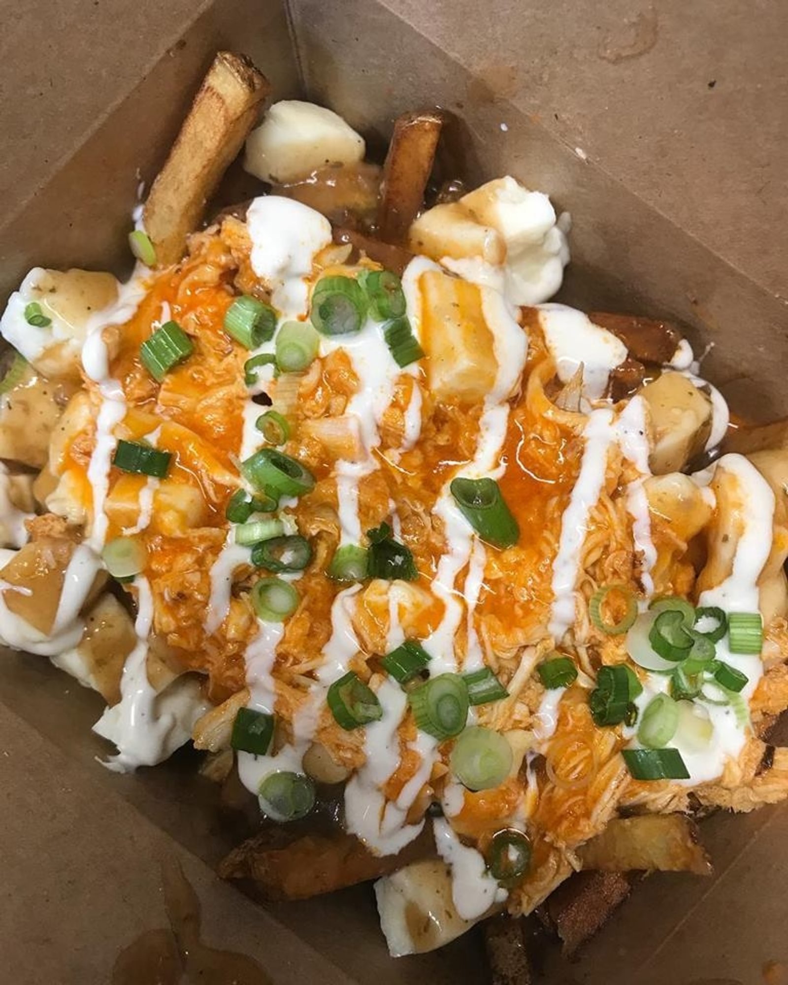 Buffalo Chicken Poutine