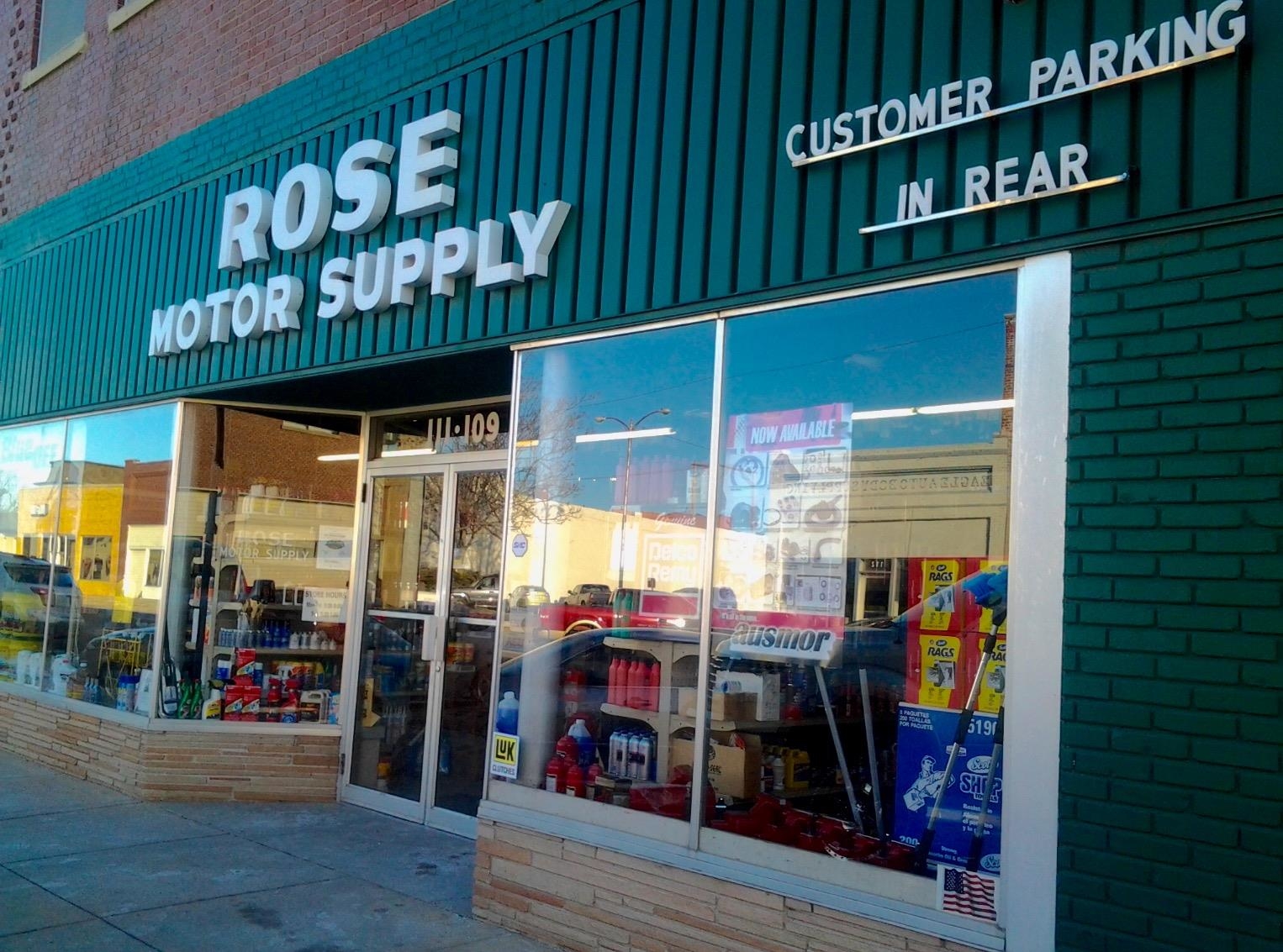 Rose Motor Supply Photo