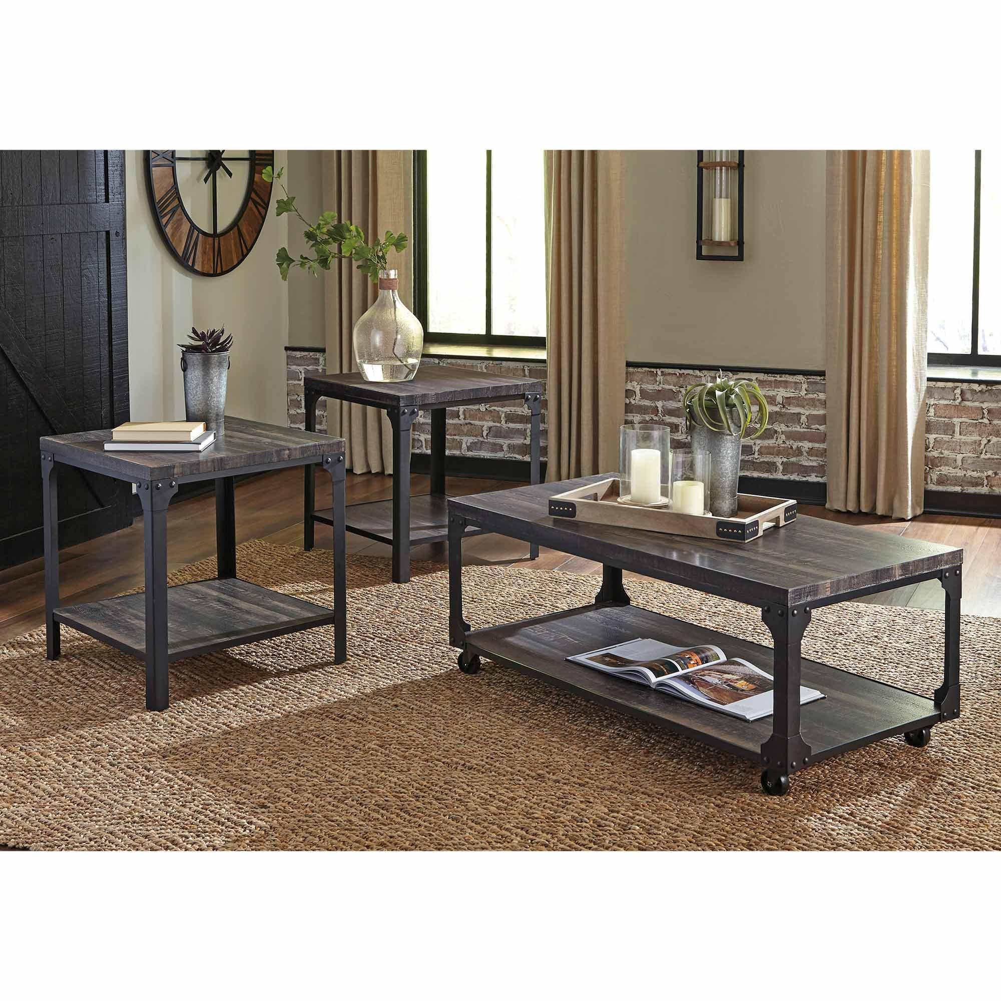 Jandoree Cocktail Table & 2 End Tables