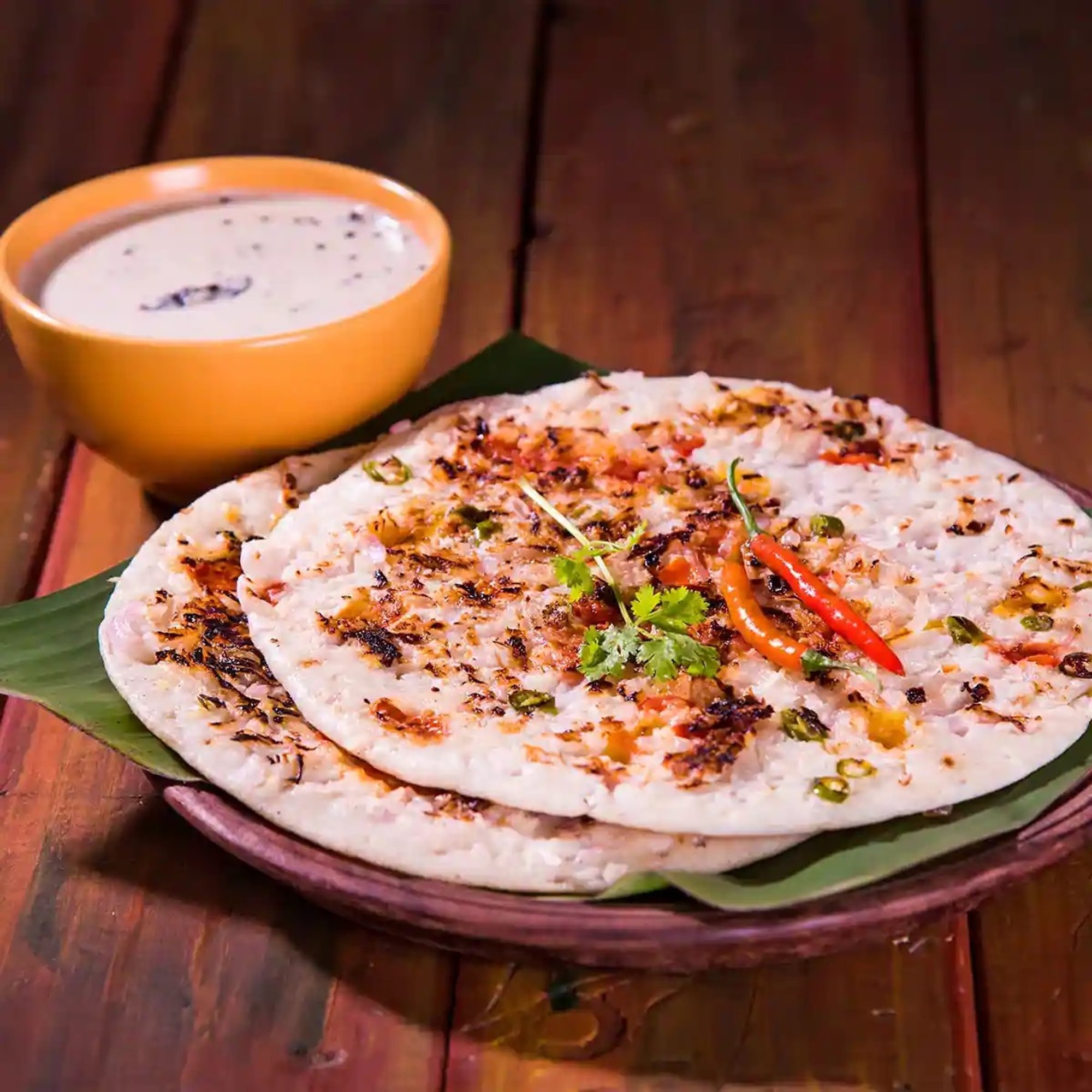 Chilli Onion Uthappam