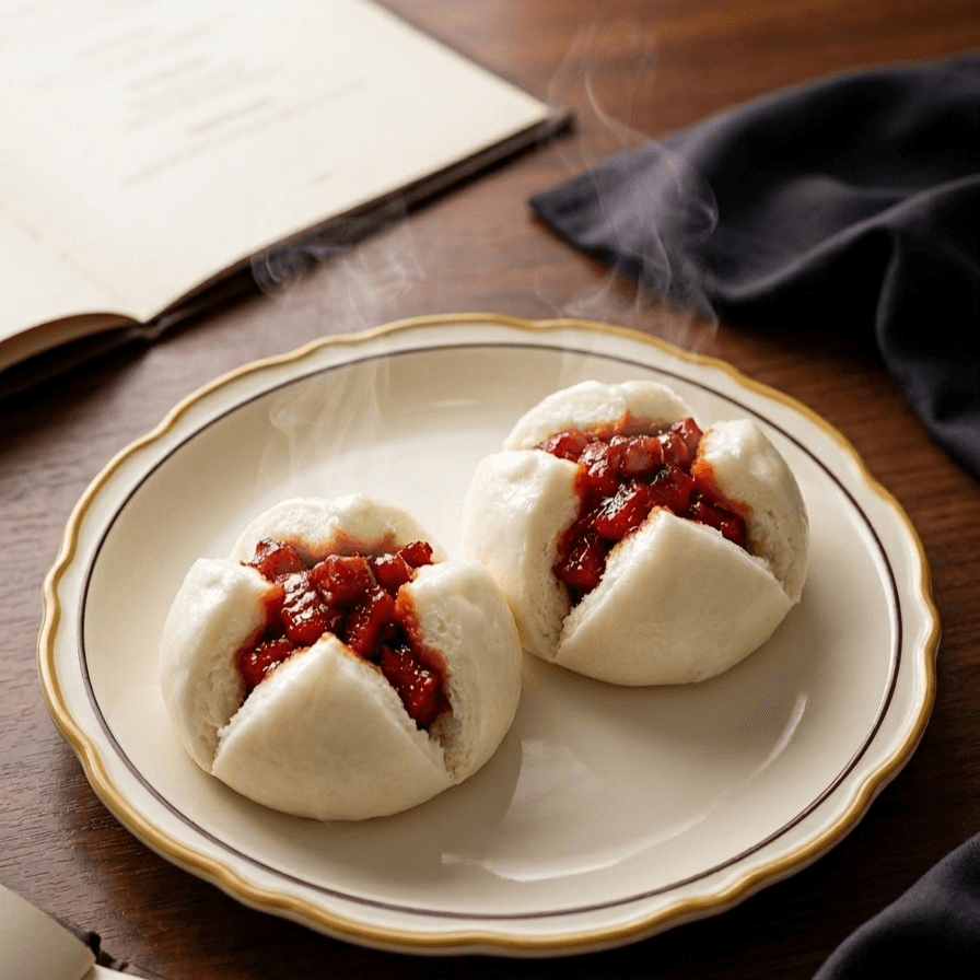 Steamed BBQ Pork Bun (2)