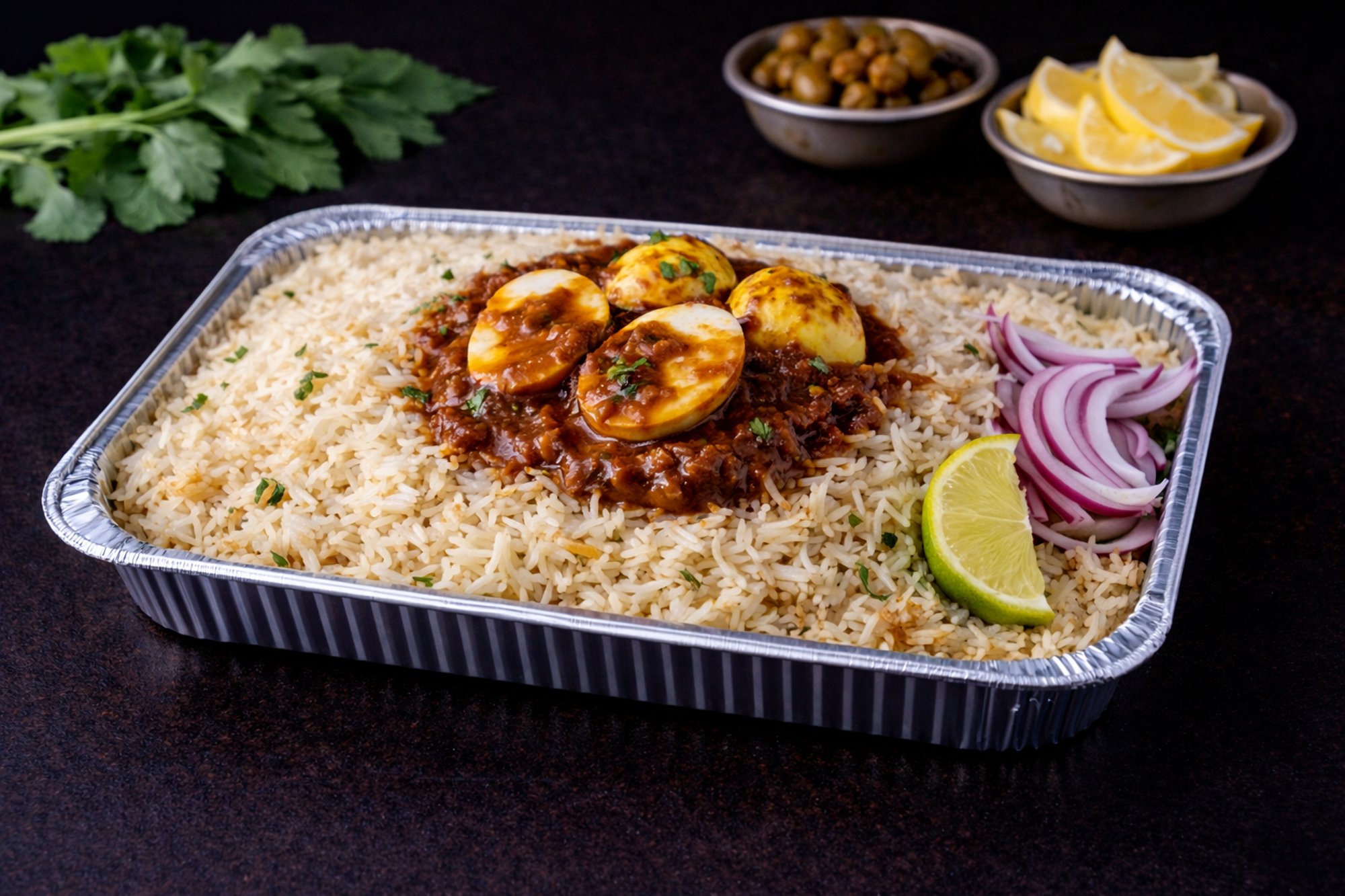 Family Pack Ulavacharu Egg Pulao (Horse Gram Egg Pulao)
