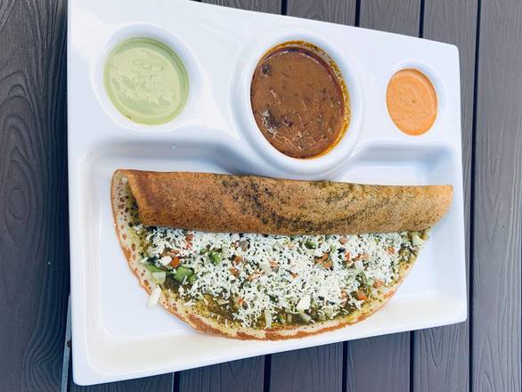 Palak Paneer Dosa