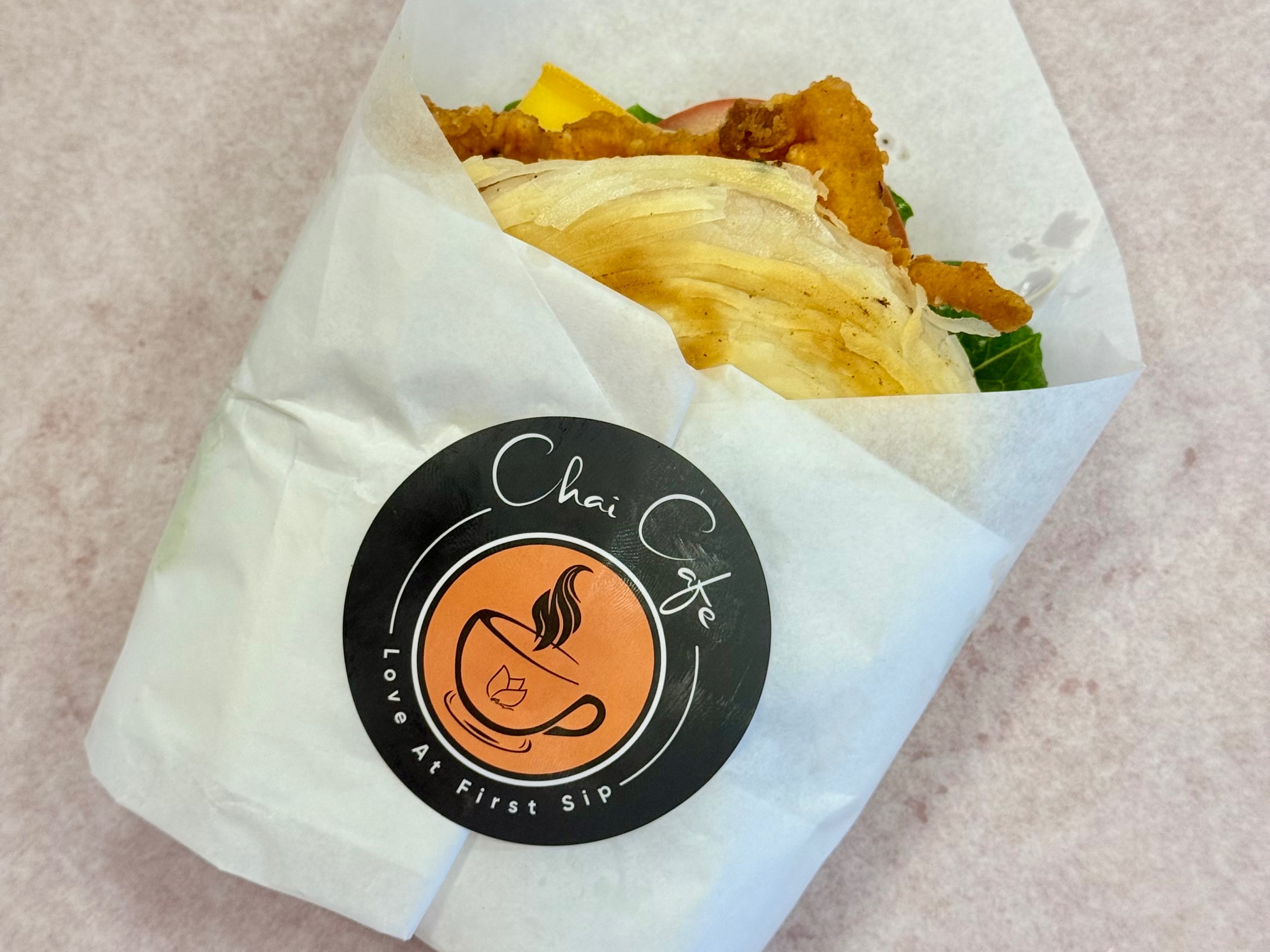 Dubai Viral Paratha Chicken Burger