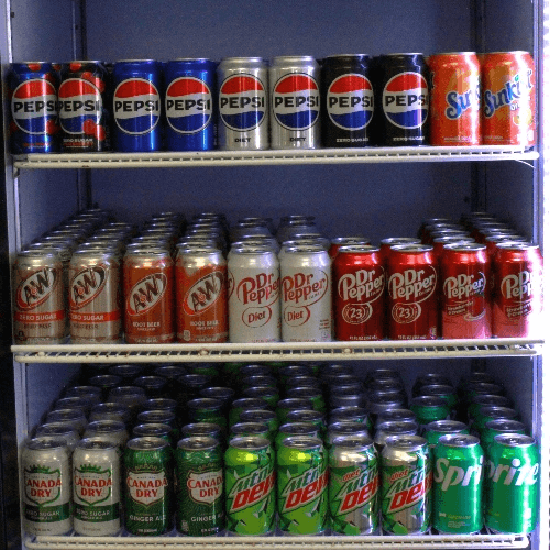 * Canned Soda.