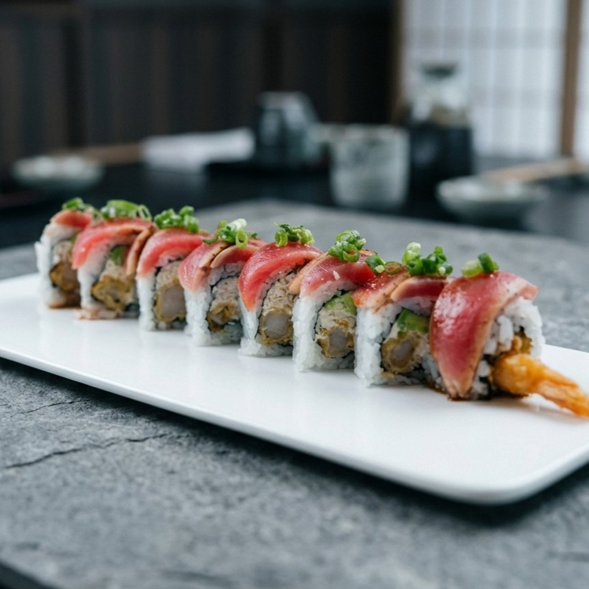 Ahi Tuna Tataki Roll