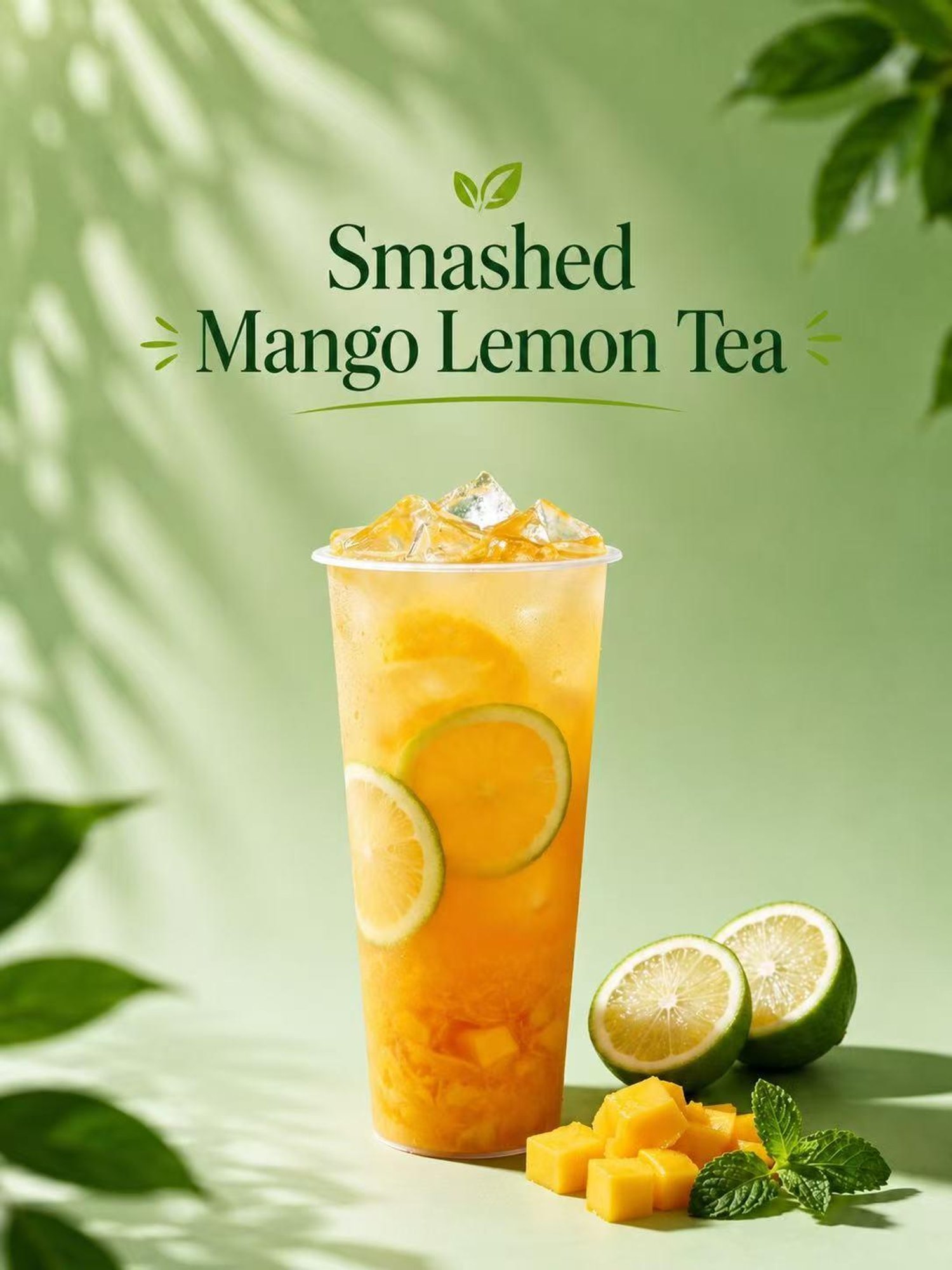 Smashed Mango Lemon Tea