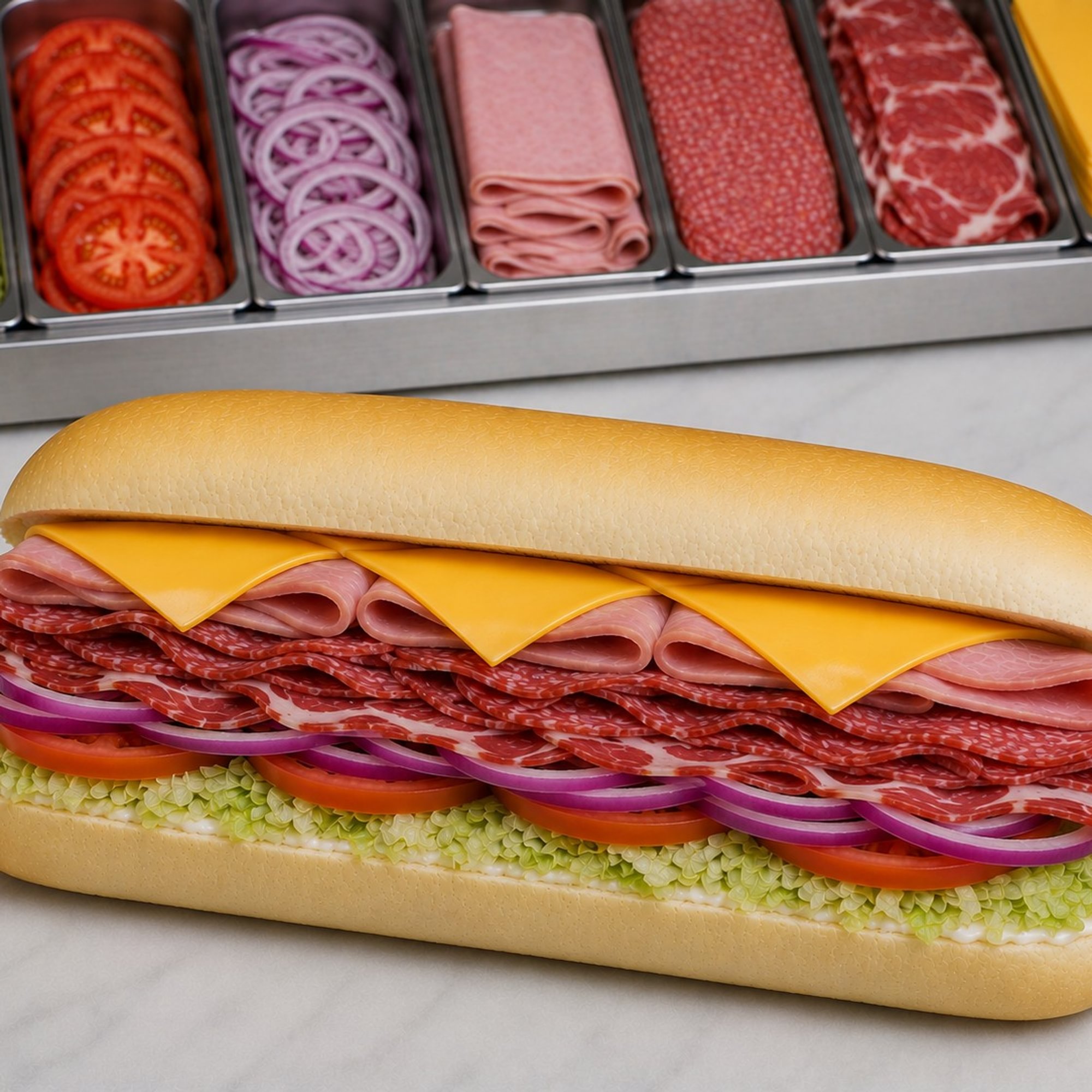 American Cold Cut Submarine