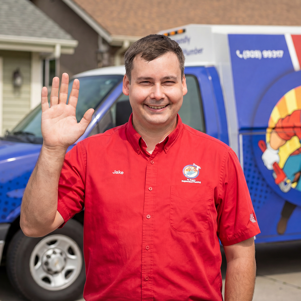 Mr. Rogers Neighborhood Plumbing Logo