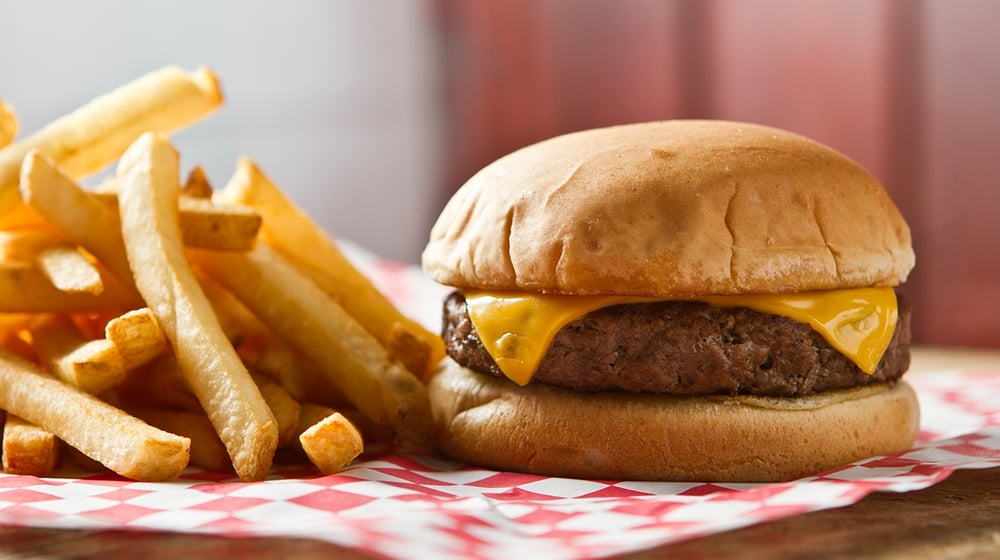 Kid's Burger and Fries