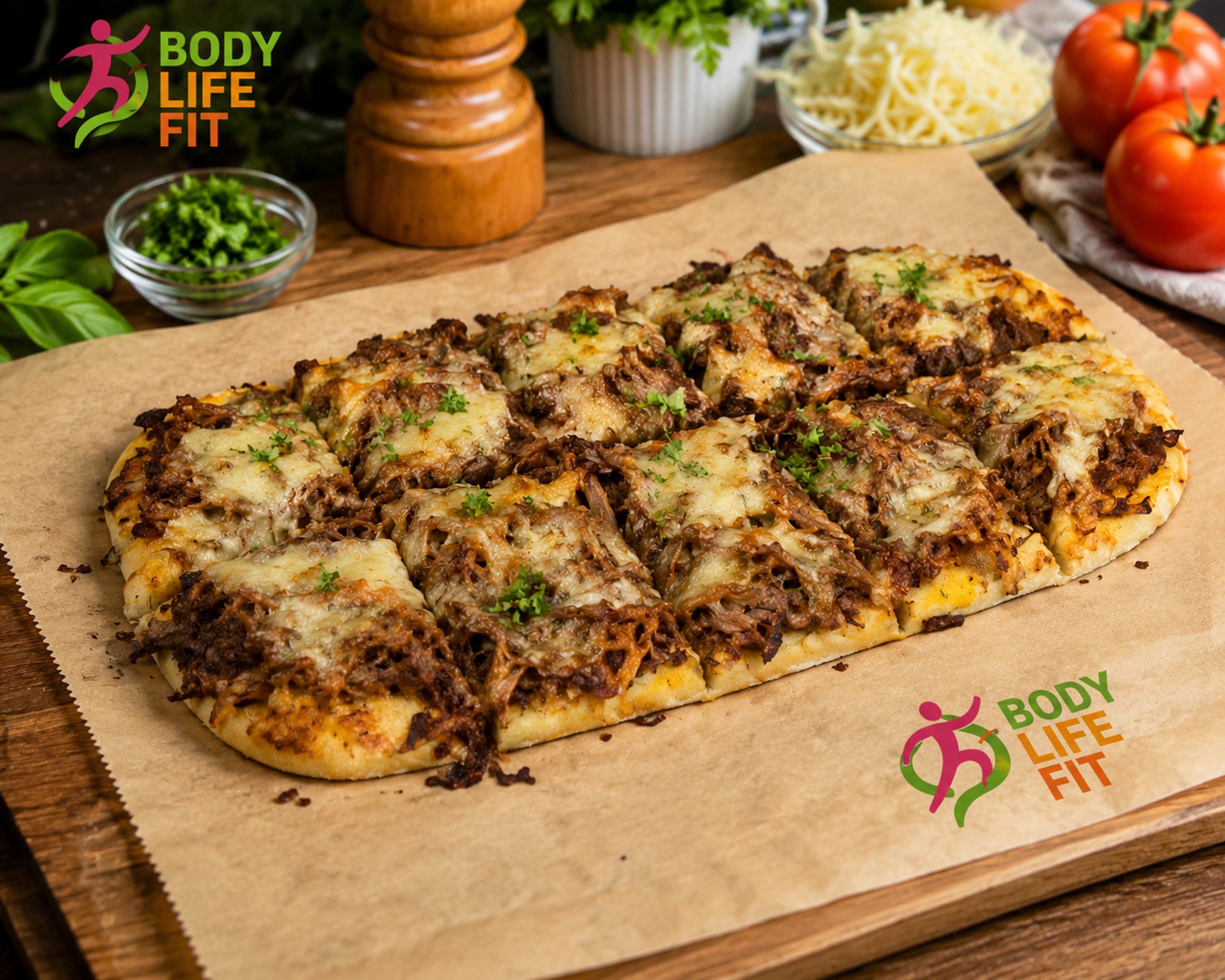 Flatbread de Carne Mechada