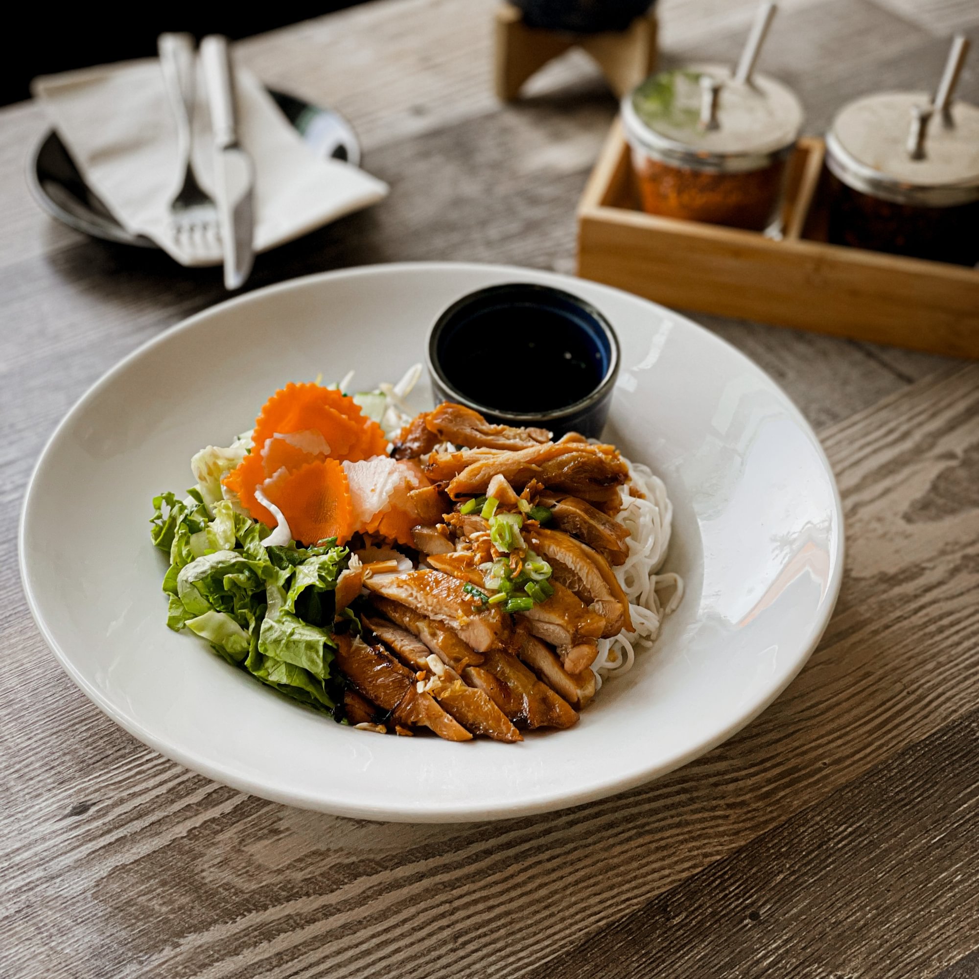 Grilled Chicken Noodle Salad