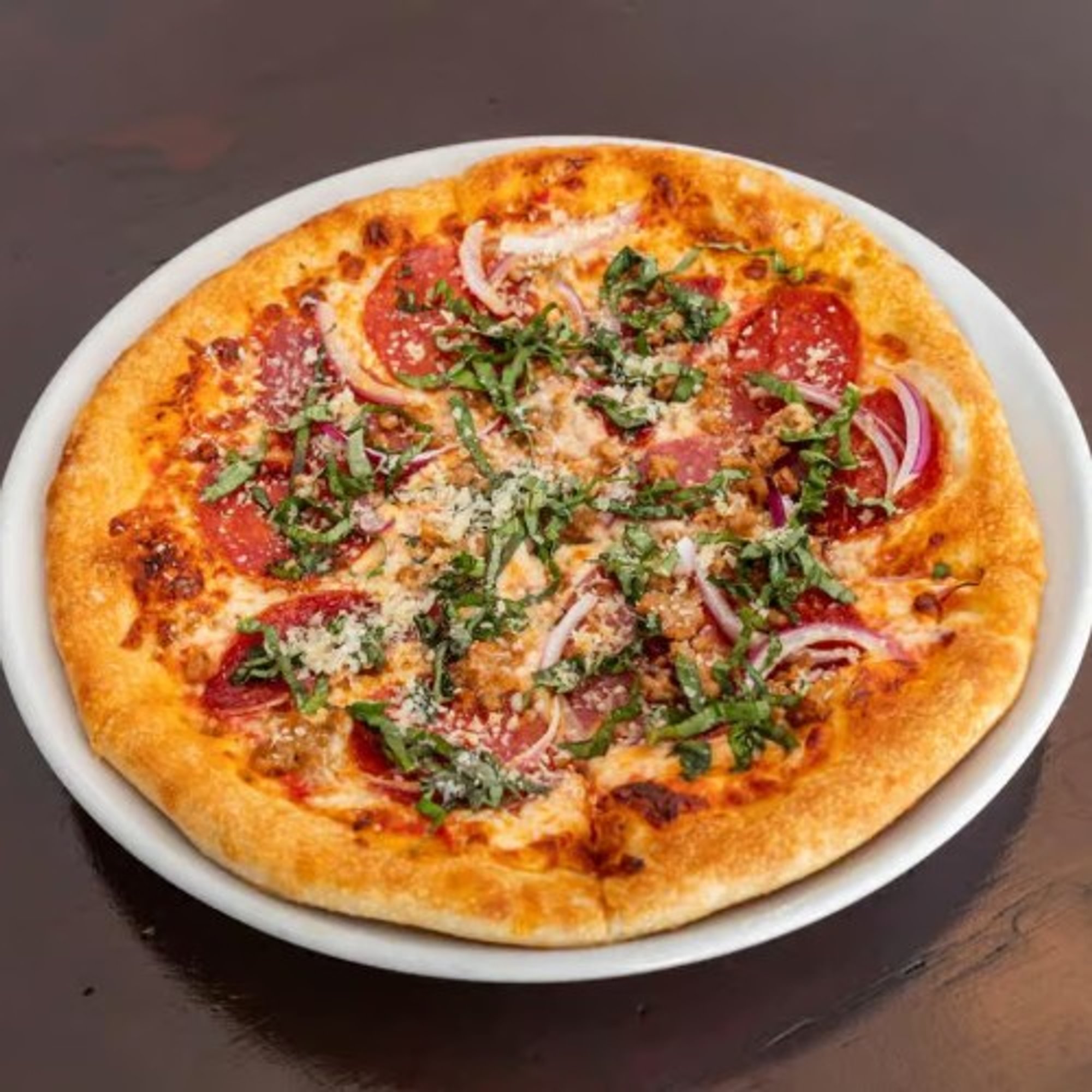 The Mustache Pizza