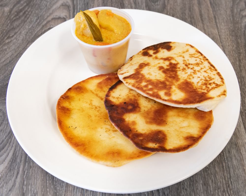 Naan Bread with Curry