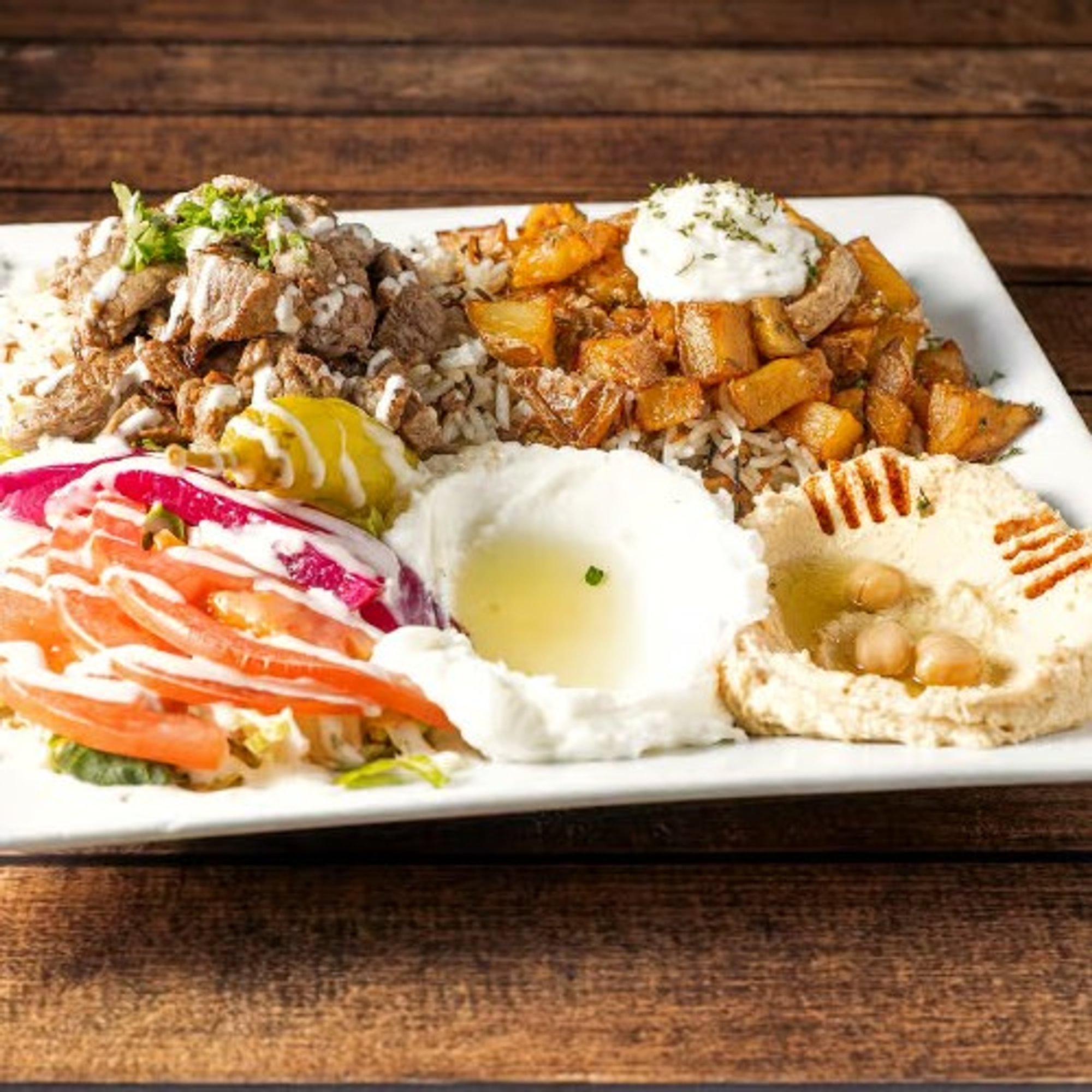 BEEF SHAWARMA PLATTER