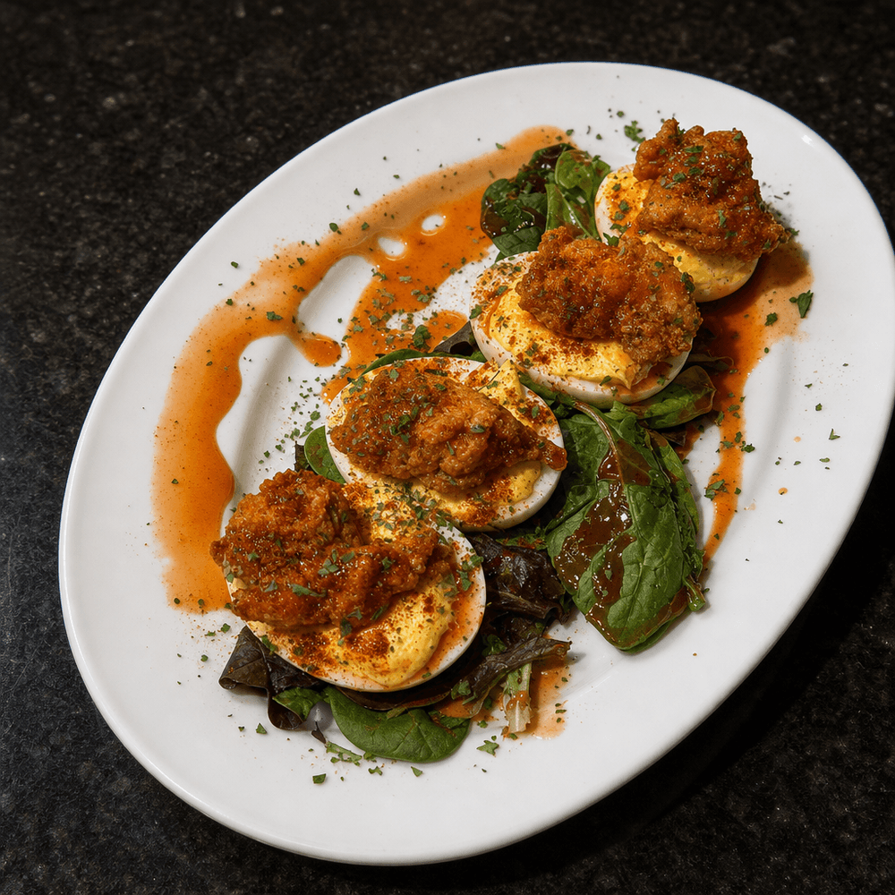 Lobster Deviled Eggs