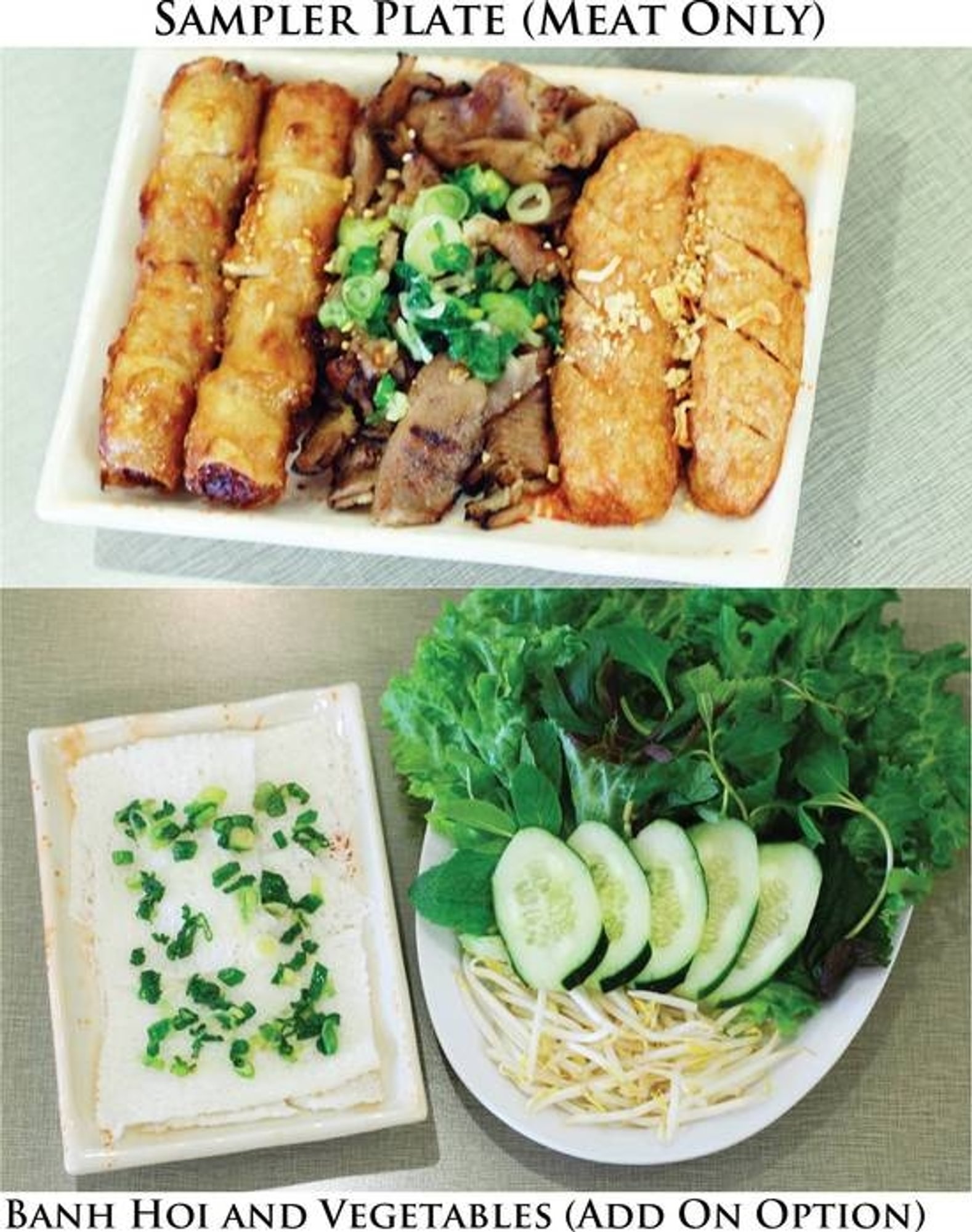 (Dia) Sampler Plate (3 Item)