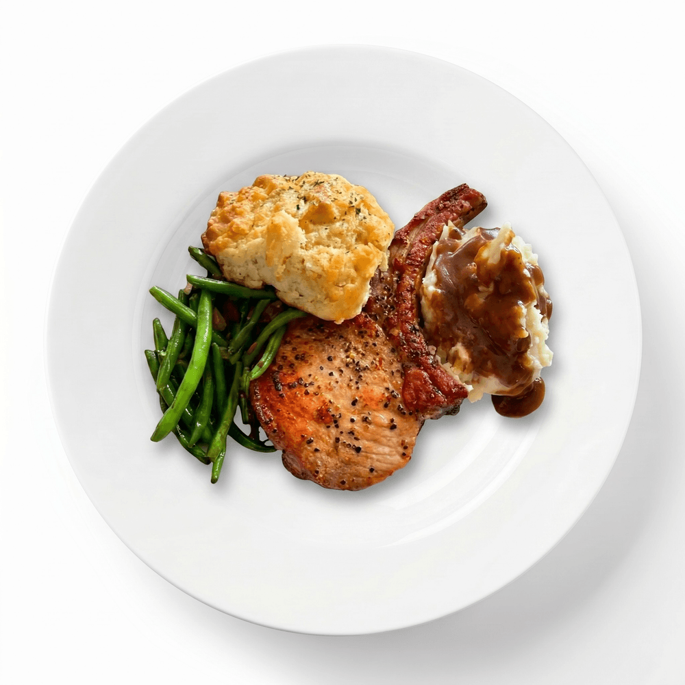 Pan-Fried Tomahawk Chop