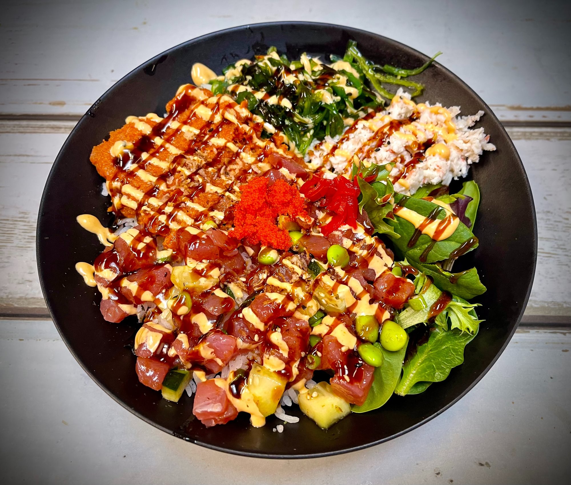 Poke with 2 Proteins