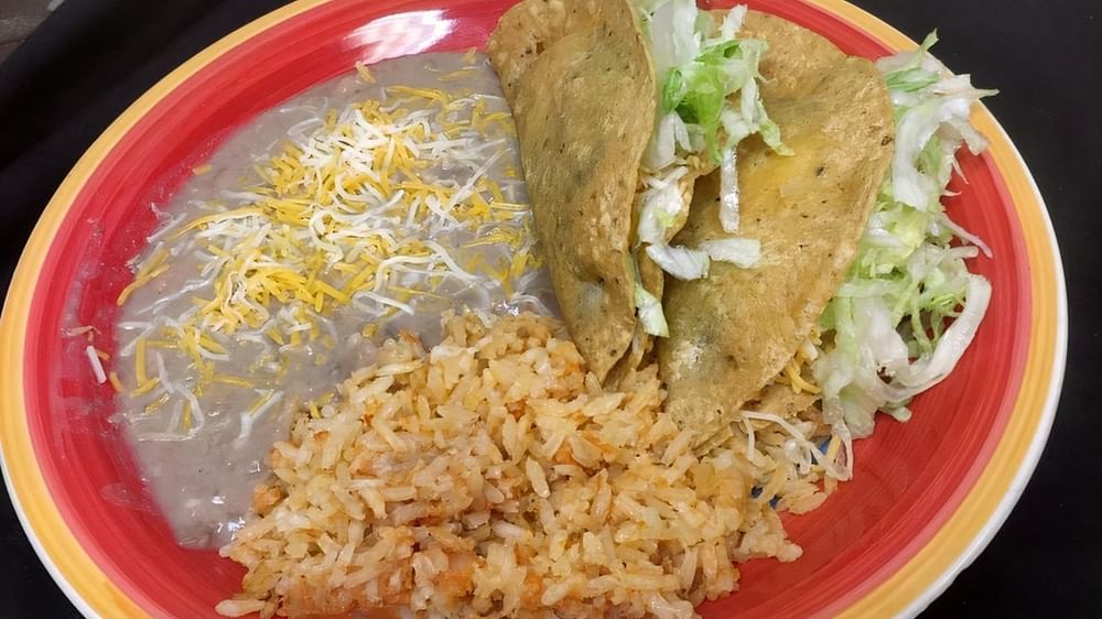 #5 Beef Hard Shell Tacos Combo