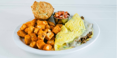 Southwest Steak & Cheese Omelet