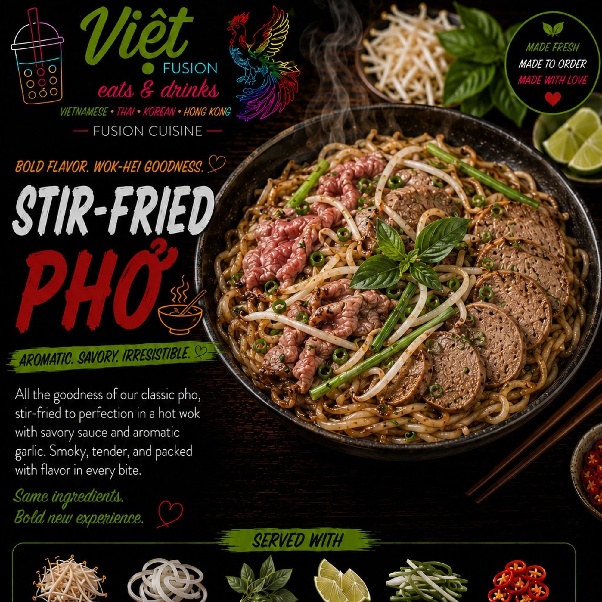 F7. Stir Fried Pho