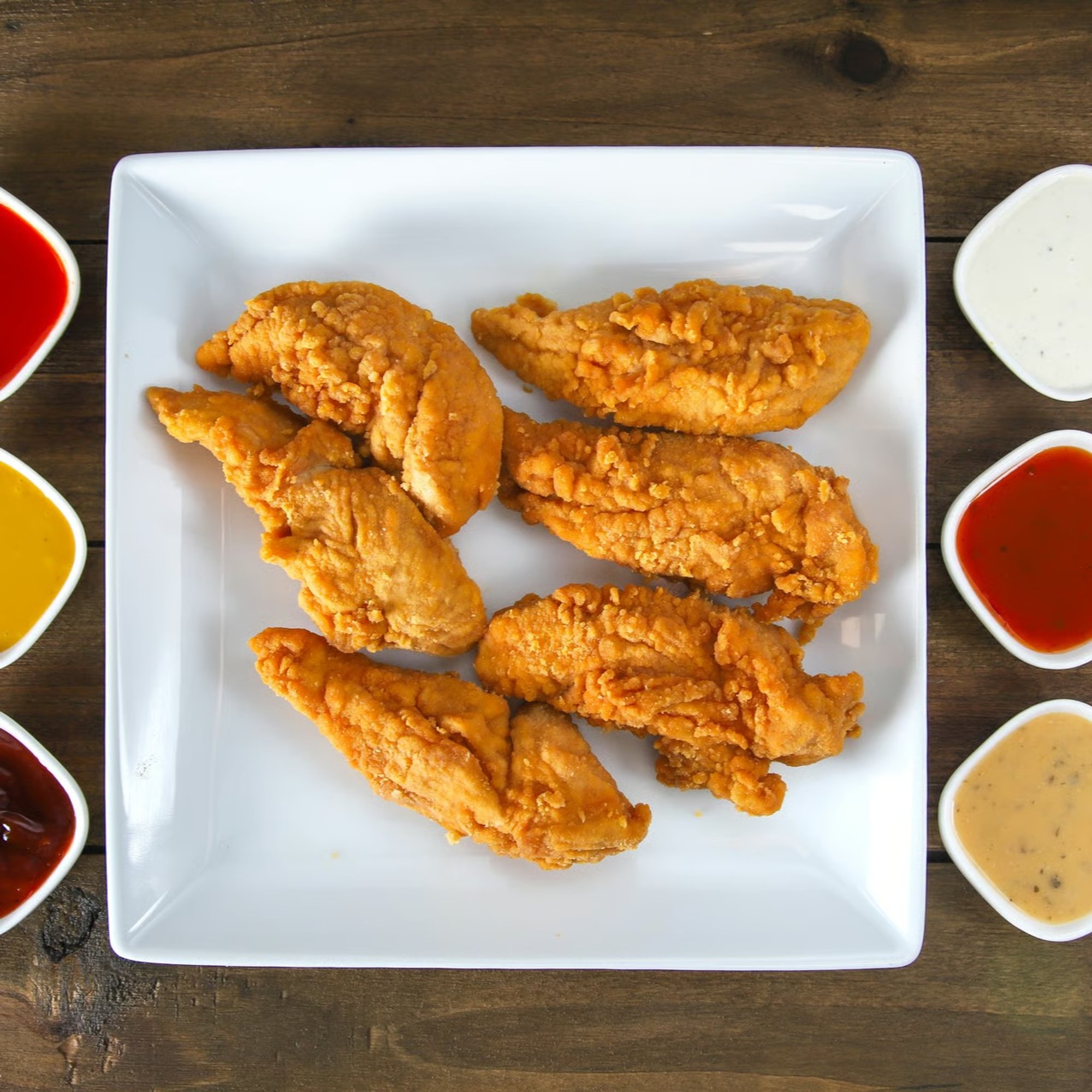 Kids 3 piece chicken tenders with fries