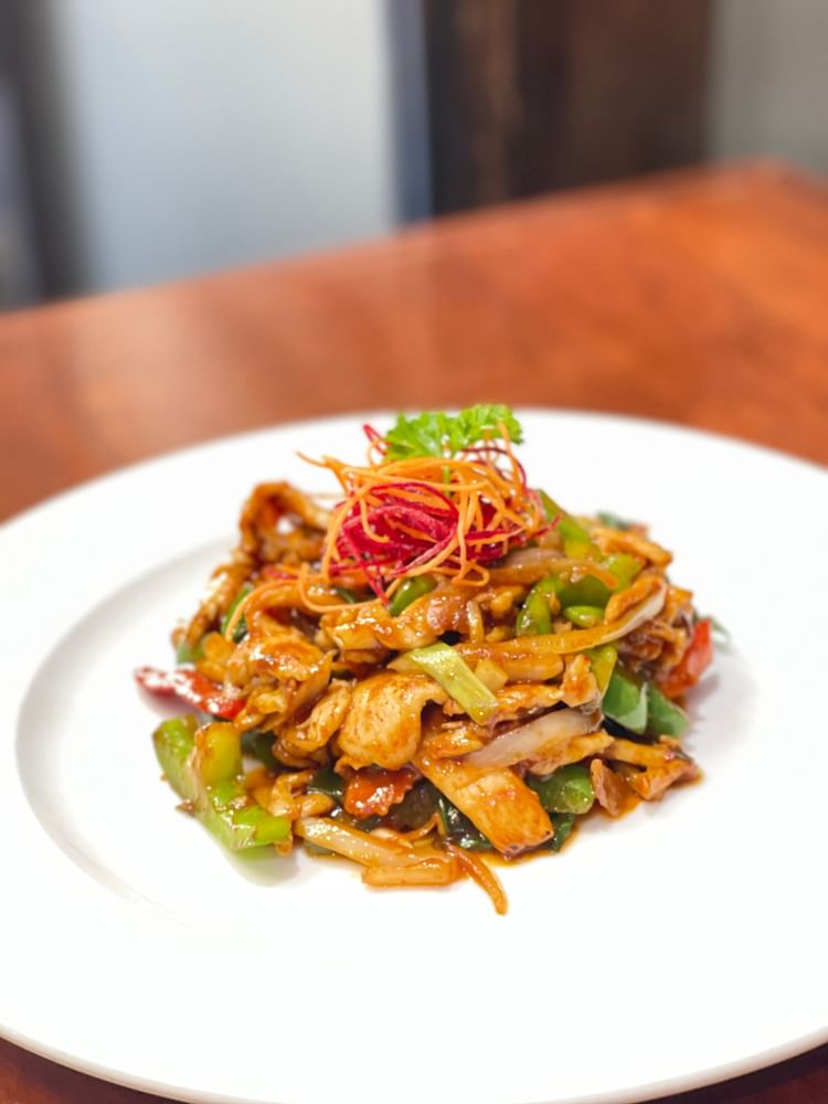 Sauteed Basil Sauce Lunch Special