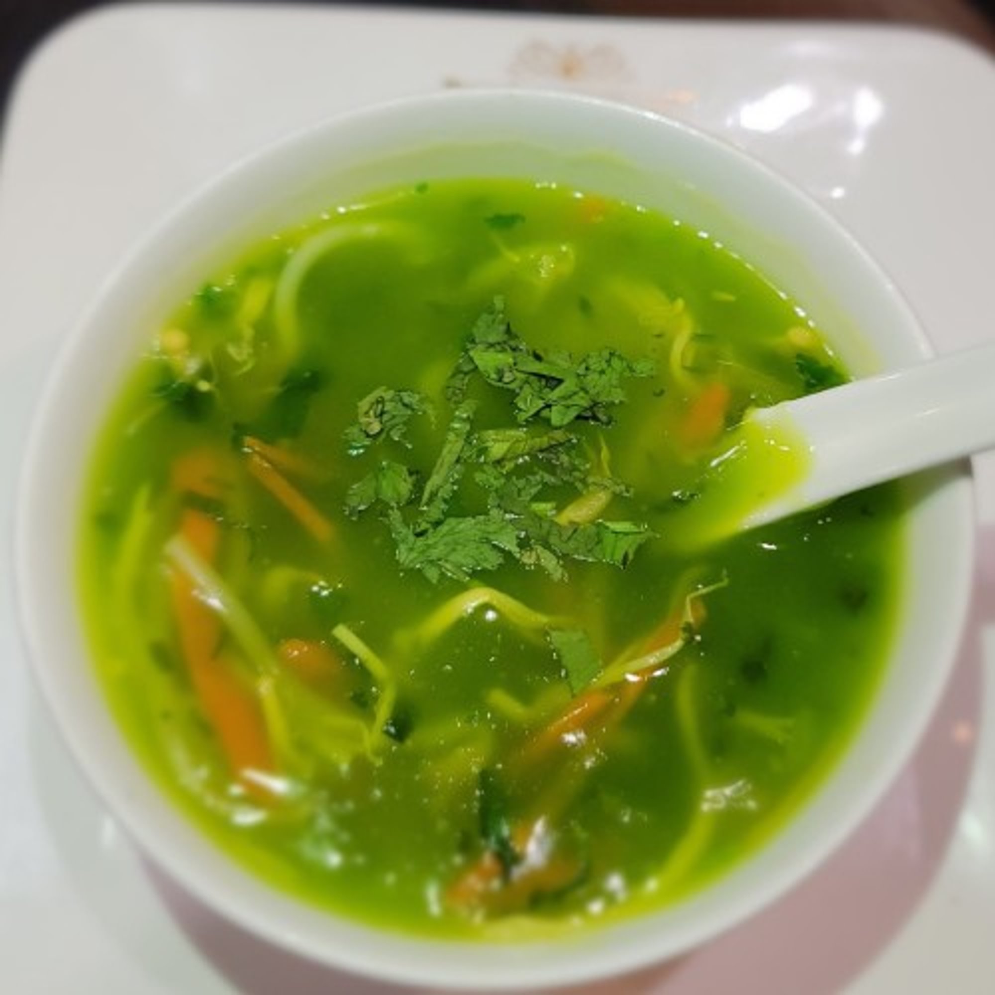 Spicy Lemon Coriander Soup